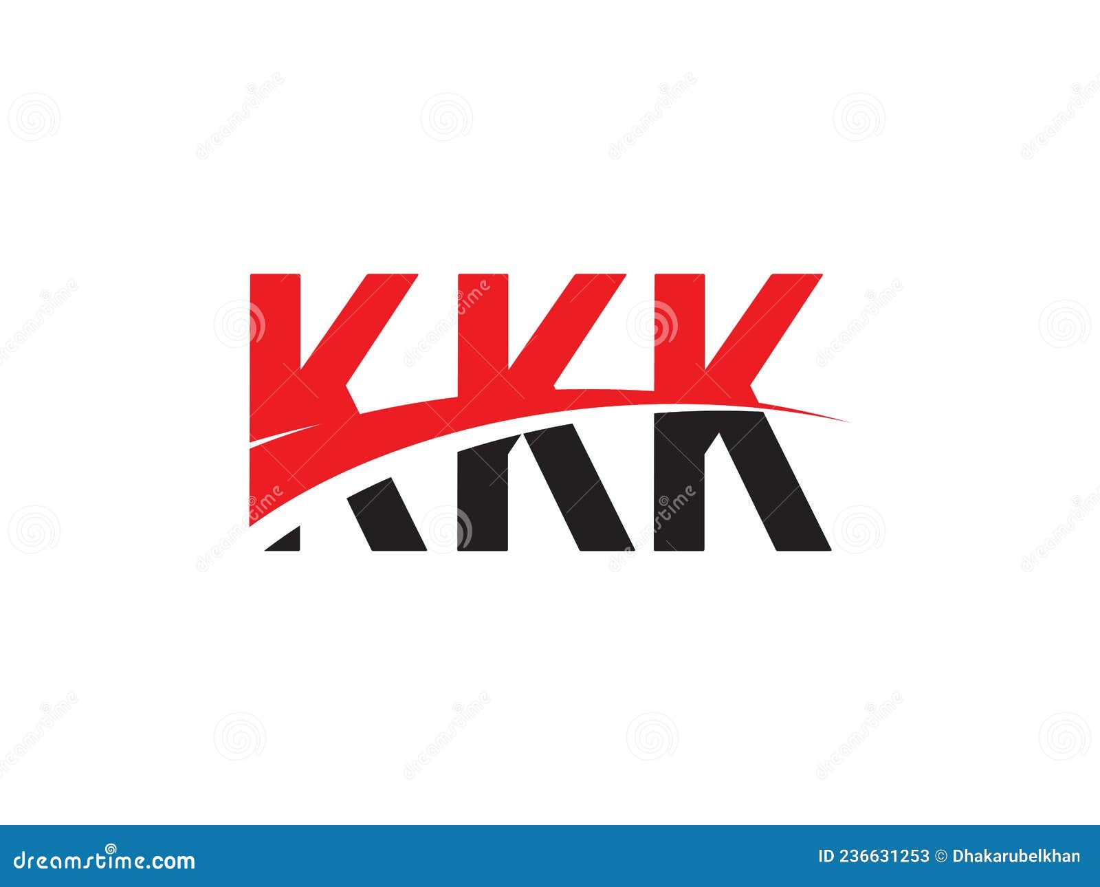 kkk letter initial logo   