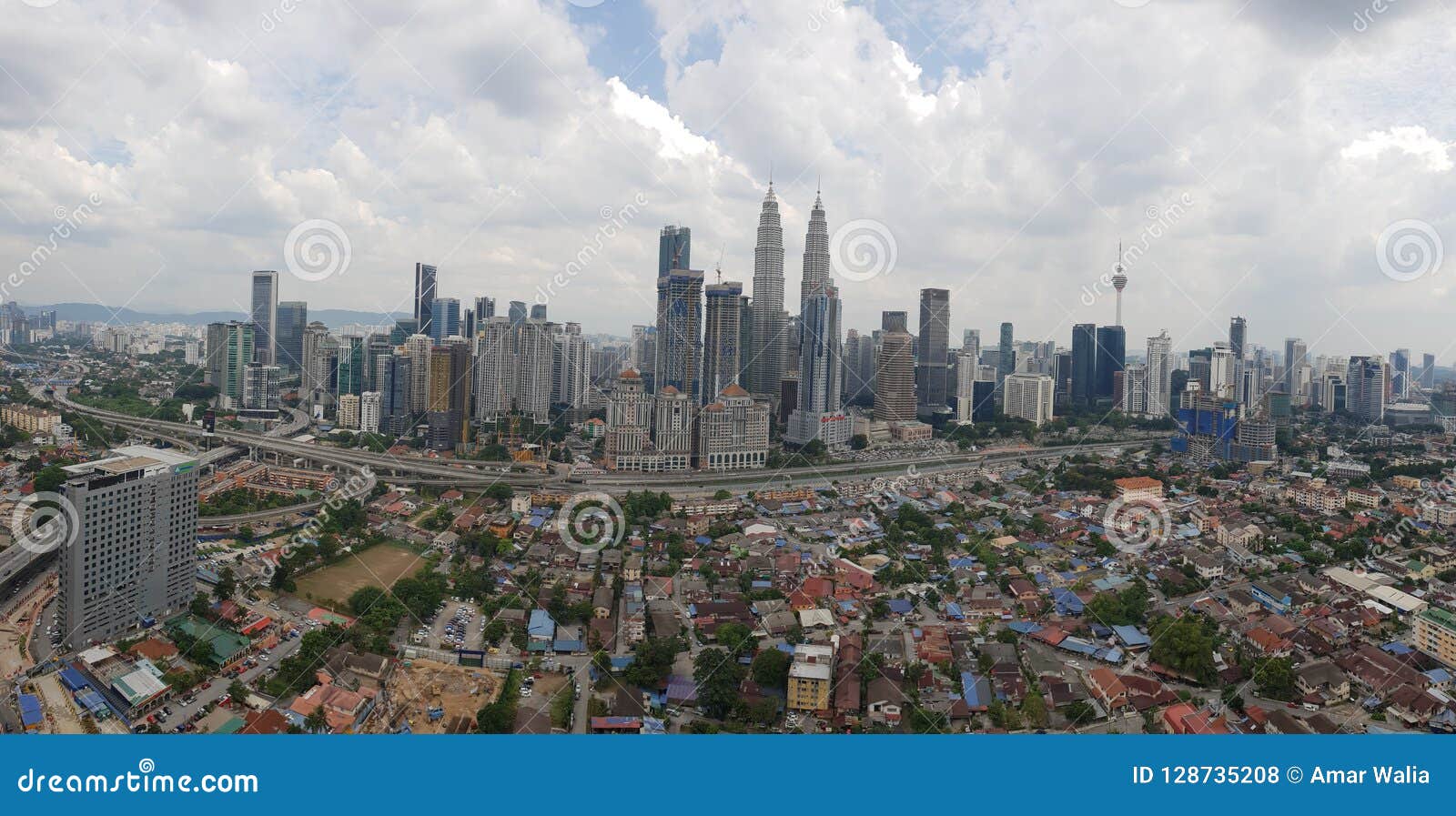 KL Skyline editorial stock photo. Image of citylife - 128735208