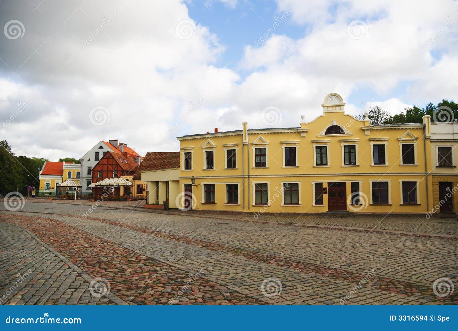 Klaipeda marketplace stock photo. Image of material, prussia 3316594