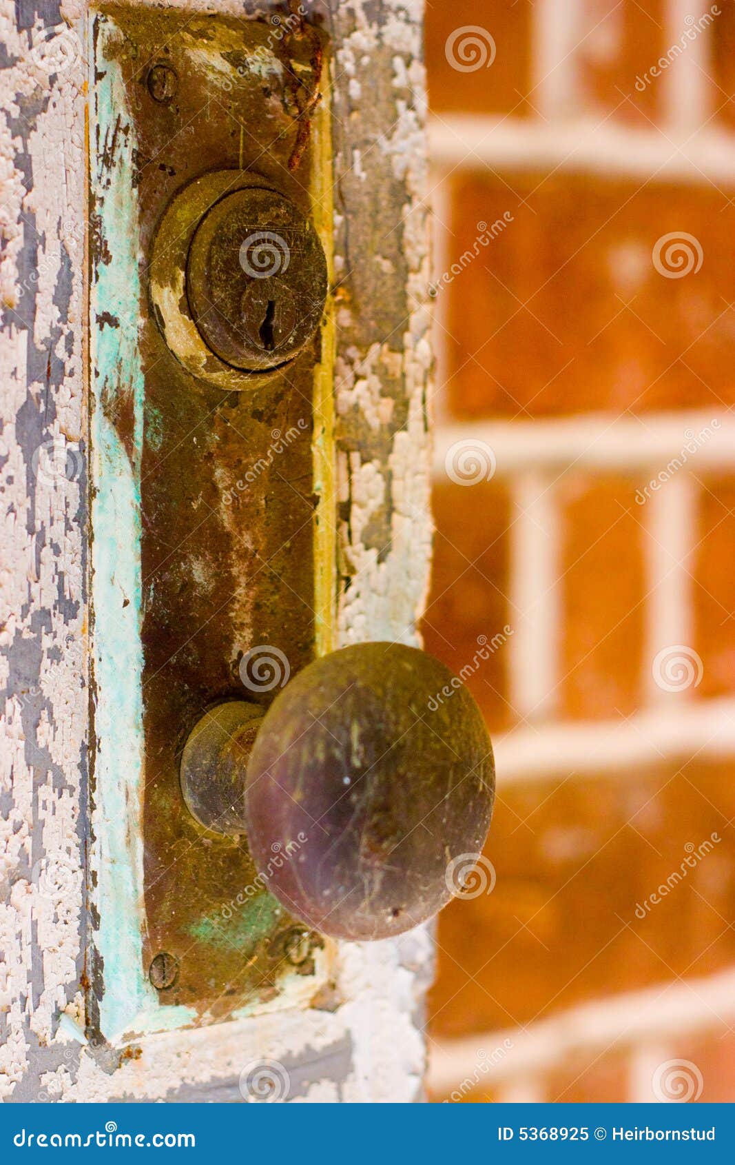Klamki drzwi stary rusty