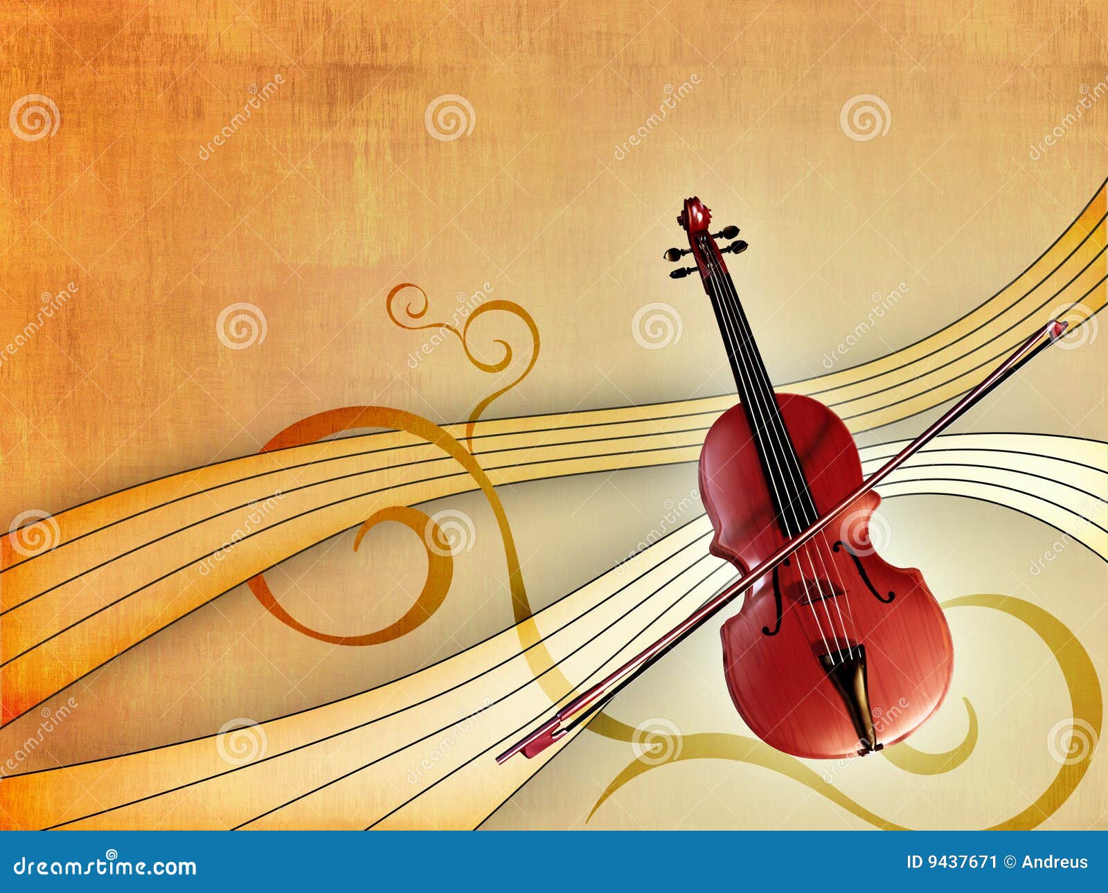Klassische Musik Stock Abbildung Illustration Von Musik
