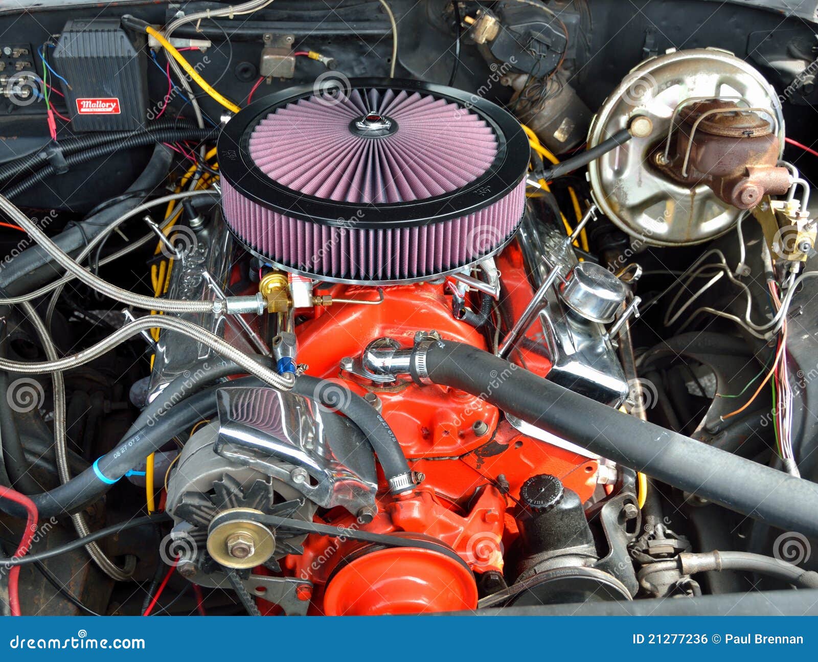 Klassischer Chevy Motor redaktionelles foto. Bild von reparatur 21277236