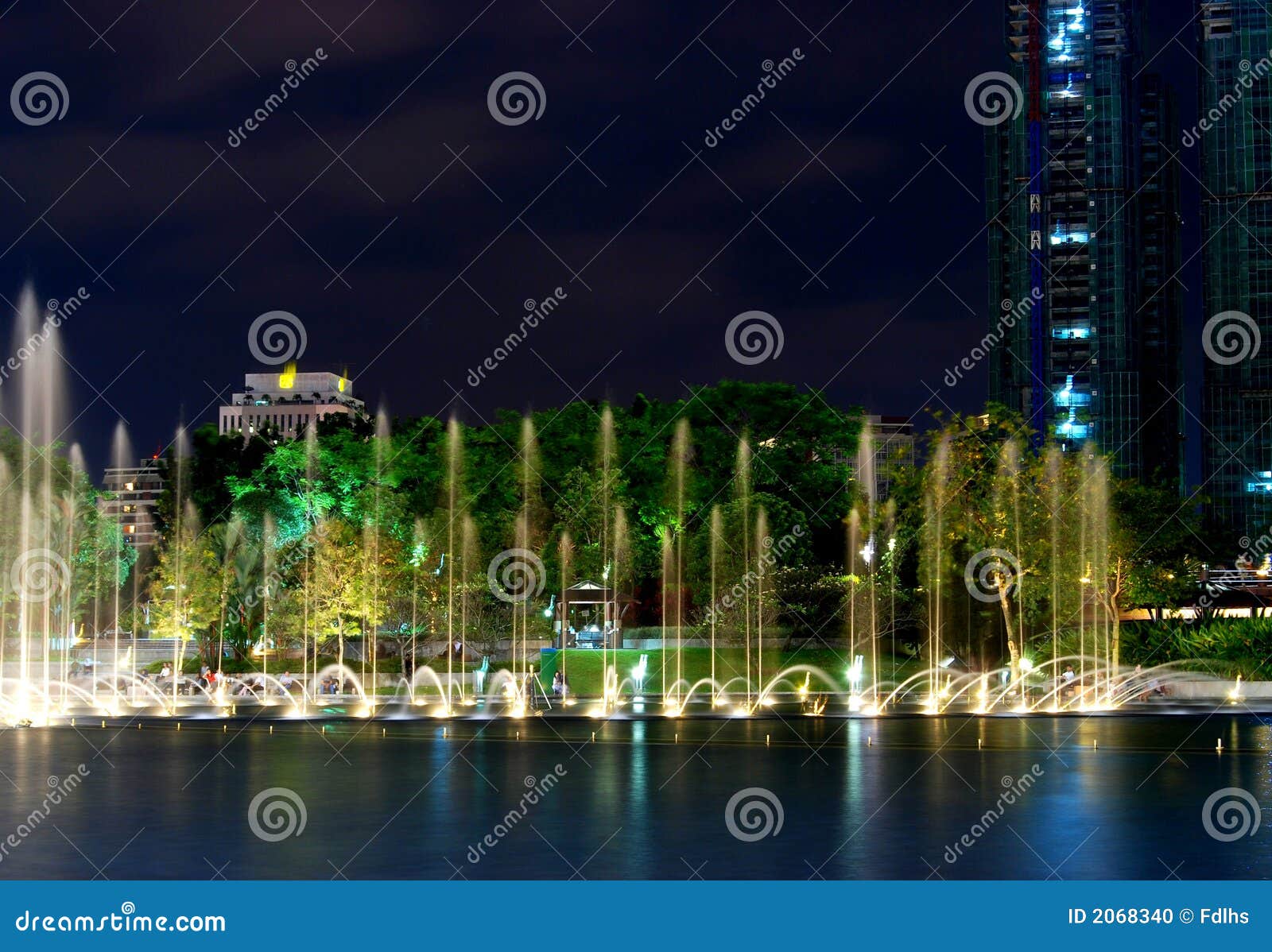 KLCC Fountain, Kuala Lumpur Stock Photo Image of klcc, pool 2068340