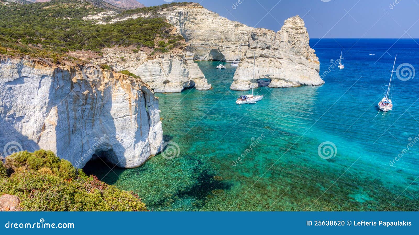 kleftiko, milos island, cyclades, greece