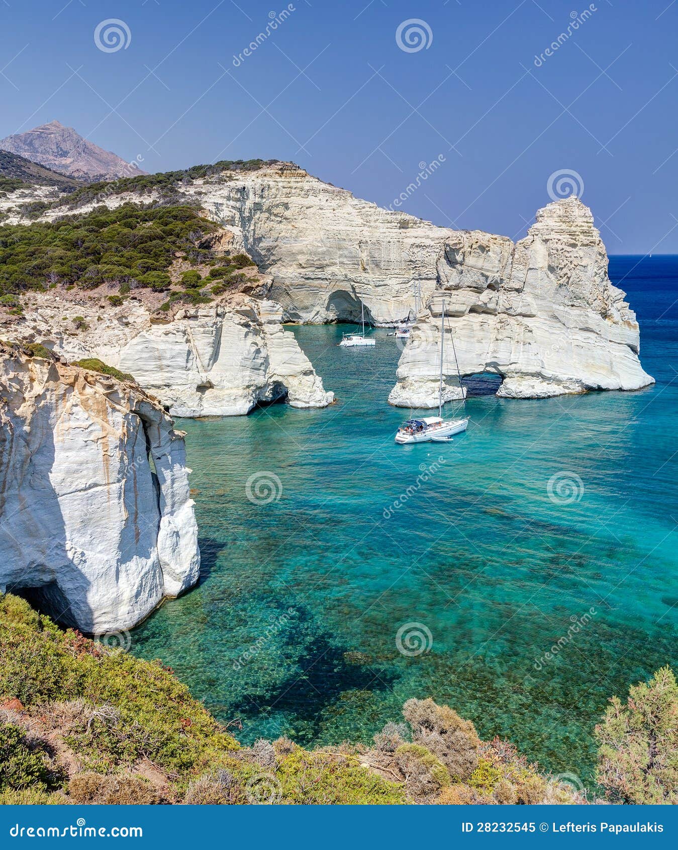 kleftiko, milos island, cyclades, greece