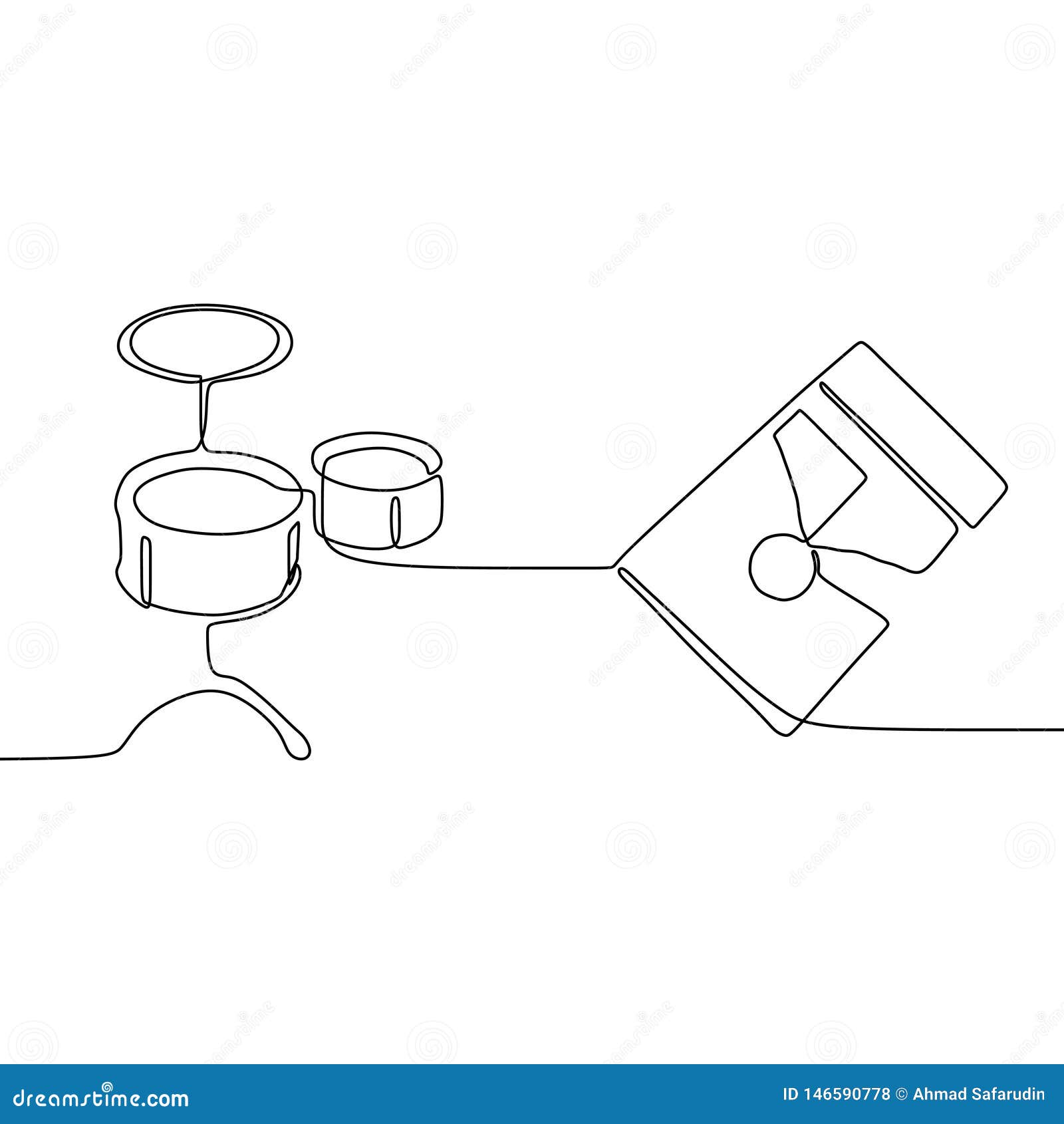 Ijzig Betrokken schoolbord Kleine Trommel En Vierkante Gitaar één Traditionele Muzikale De  Instrumenten Vectorcontour Van De Lijn Ononderbroken Lijn Plaatse Vector  Illustratie - Illustration of harmonika, kleding: 146590778