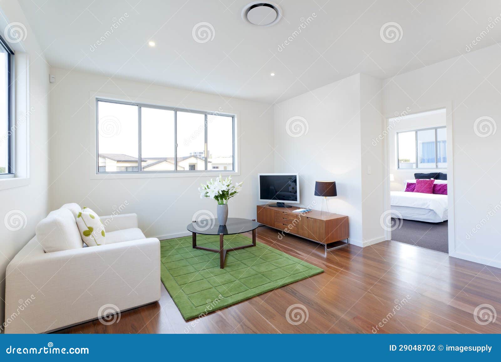 Kleines Modernes Wohnzimmer Stockfoto Bild Von Modernes Kleines 29048702