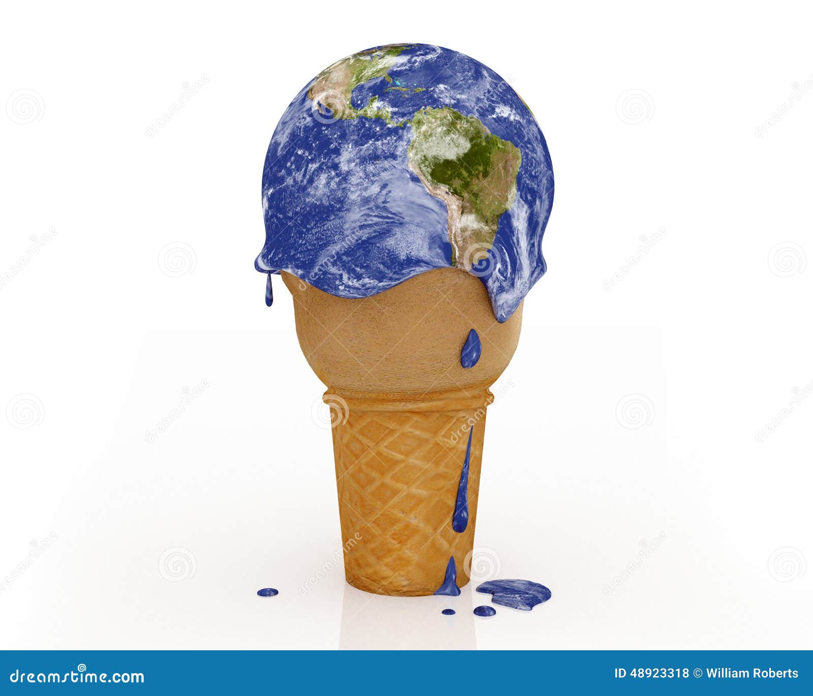 Klimawandel Eiscreme Erde Stock Abbildung Illustration Von Erde Klimawandel