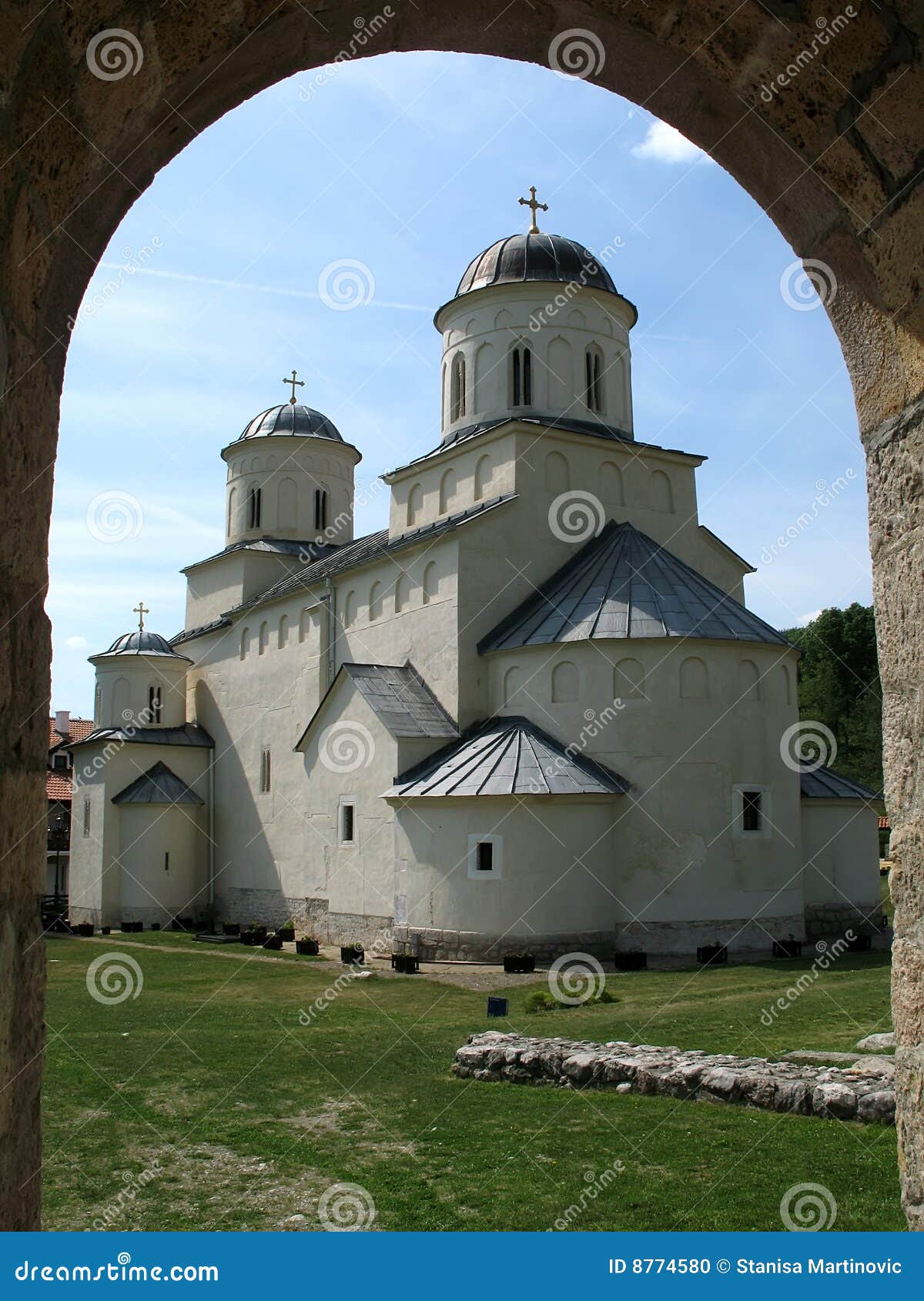 Middeleeuws christelijk orthodox klooster Mileseva, Servië