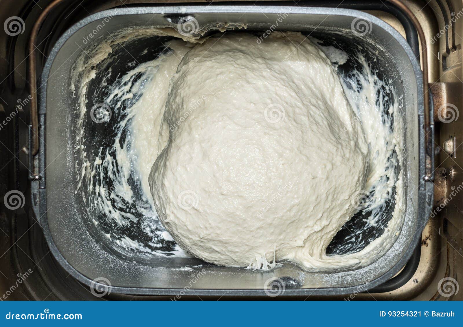 Kneading Dough in Breadmaker Stock Image Image of heater, batch 93254321