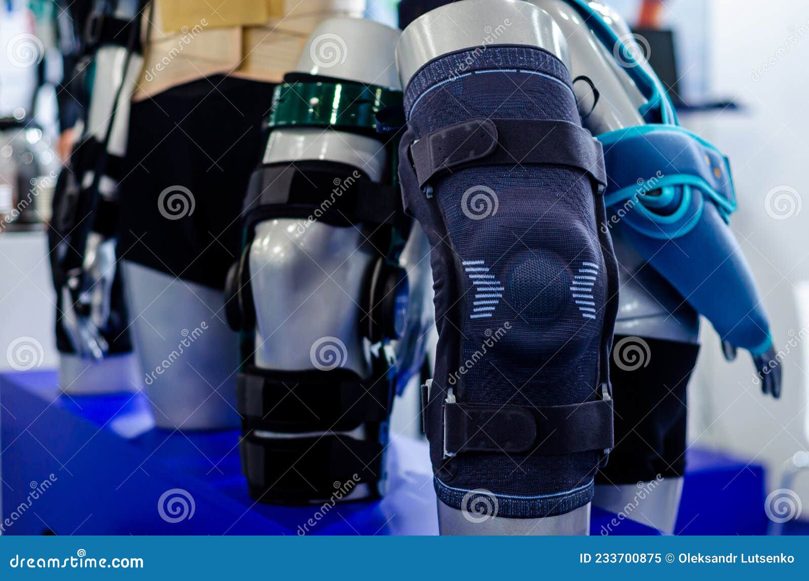 Knee Brace for Sale in Pharmacy Store Stock Image Image of injuries