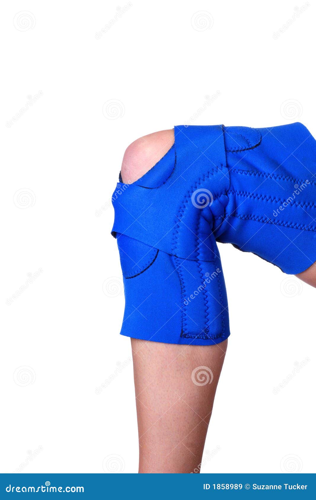 Knee in Knee Brace after an Injury Stock Image Image of recovery, patella 1858989
