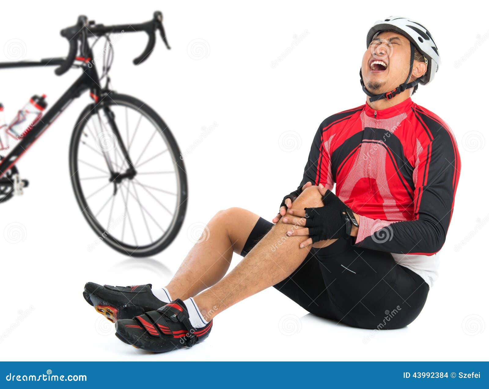 Knee Pain Stock Photo Image 43992384 inside Cycling Knee Pain