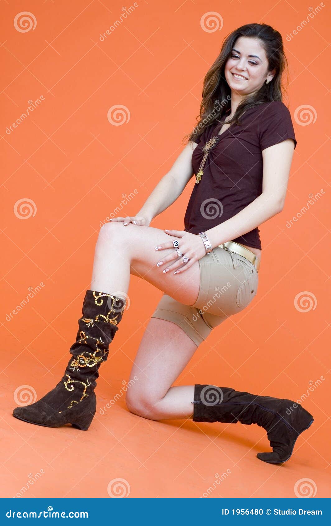 Kneeling stock photo. Image of gold, genial 1956480