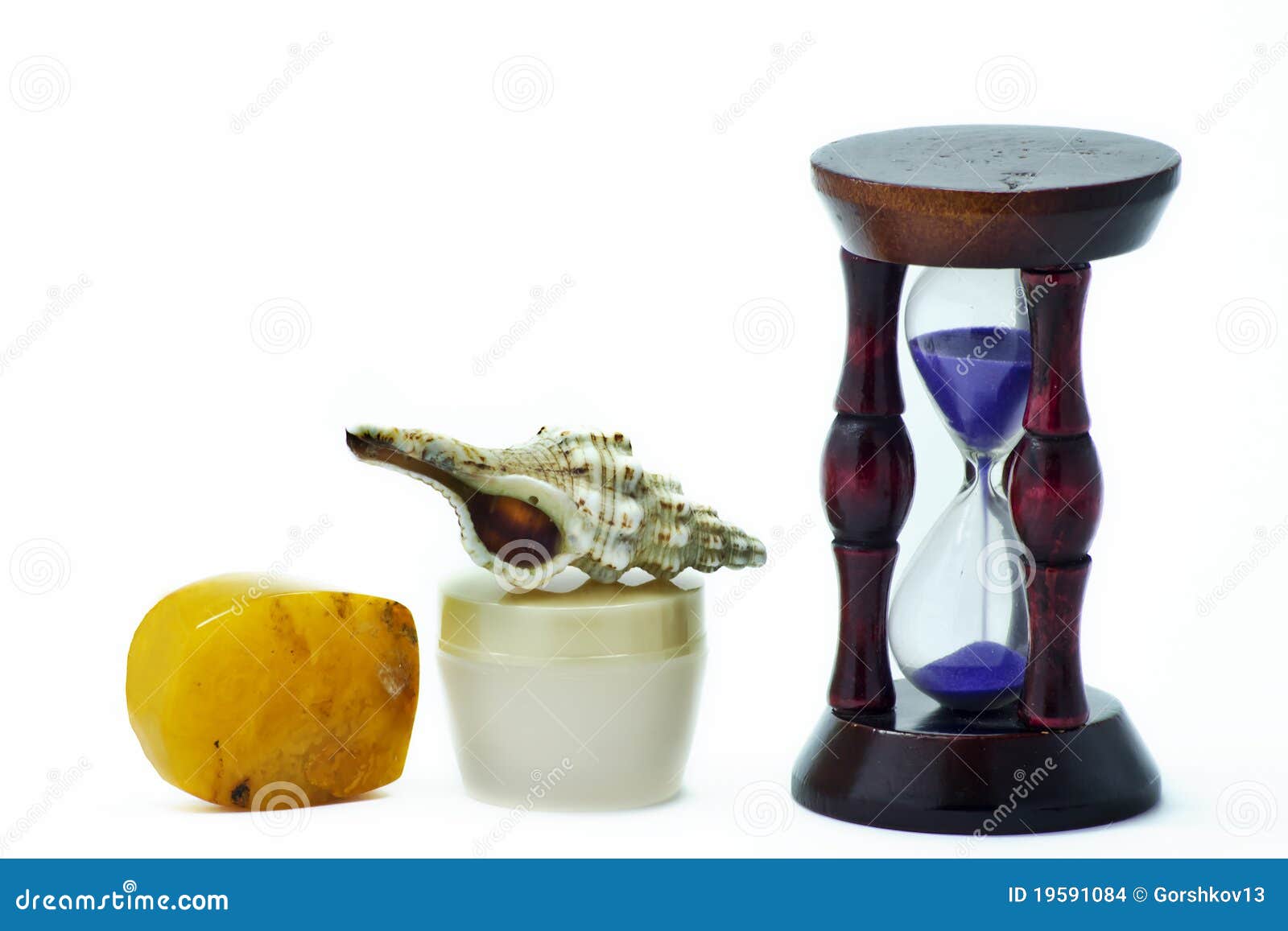 Knickknacks Isolated on White Background Stock Photo Image of purple