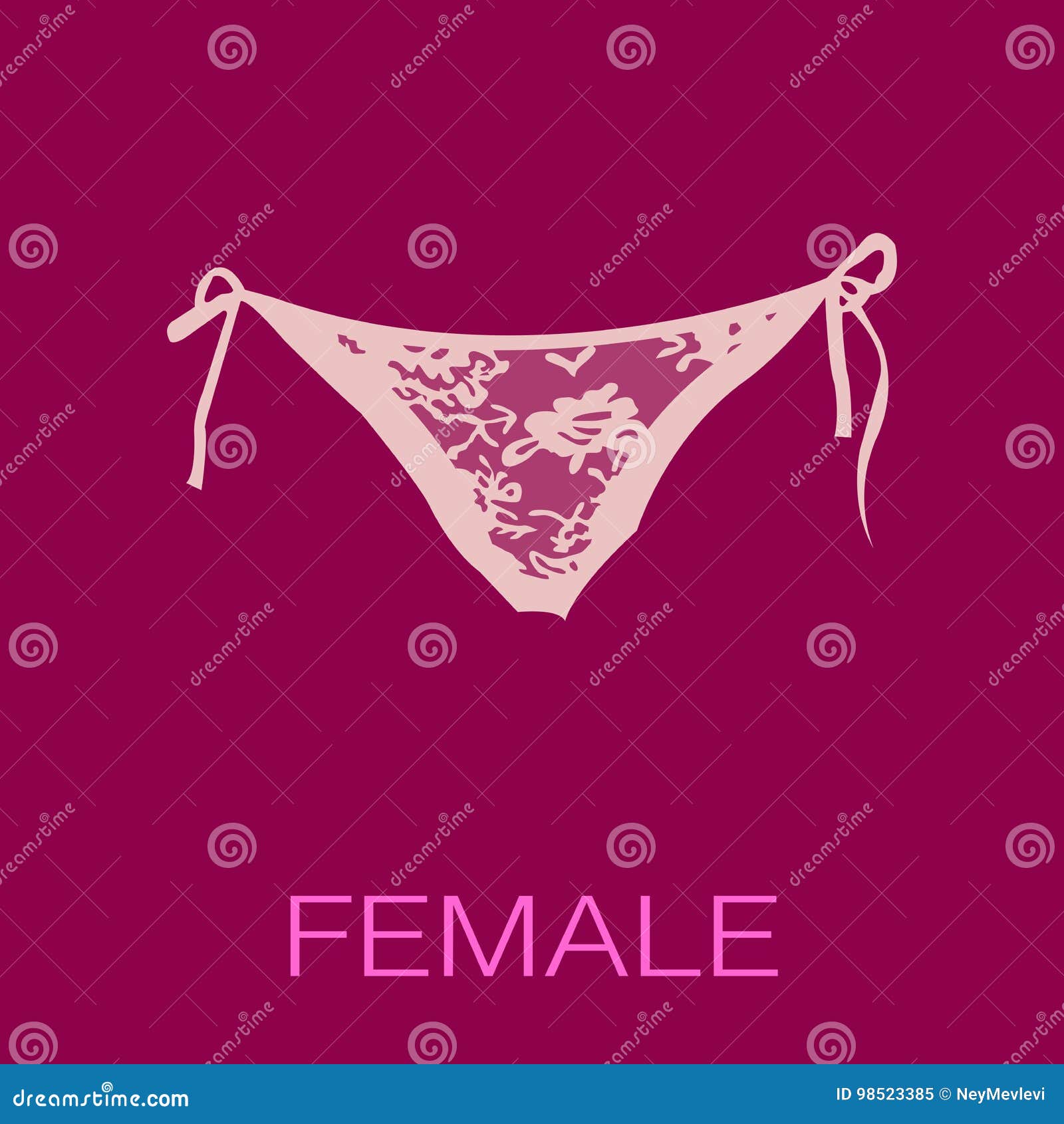 Knickers store logo stock vector. Illustration of feminine 98523385