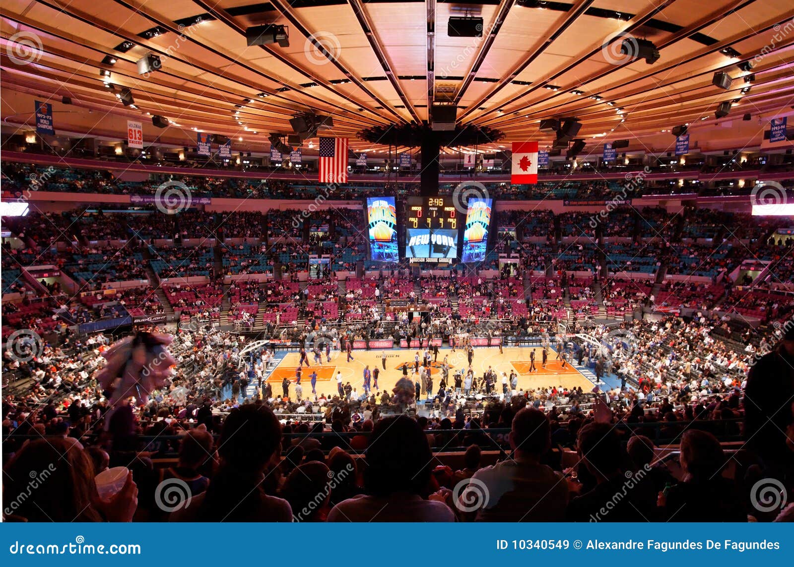 Knicks X Indiana Pacers Madison Square Garden Editorial Stock