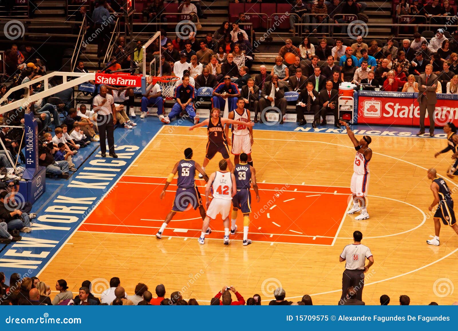 Knicks X Indiana Pacers Madison Square Garden Editorial Image