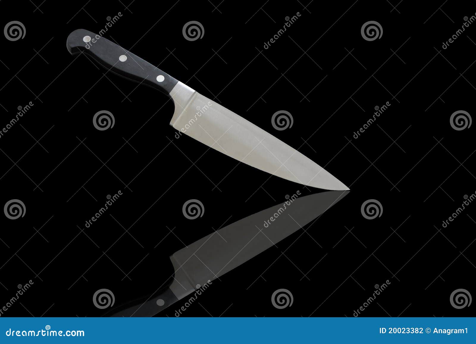 Knife Against Black Background Stock Photo Image of knife, utensil