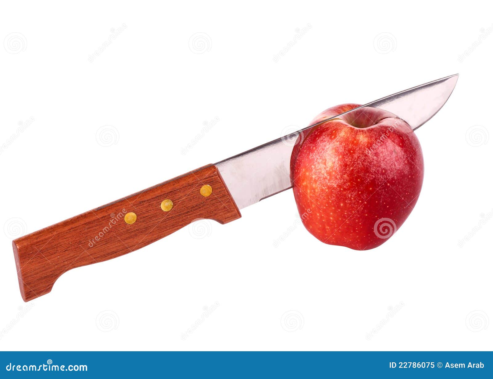 Knife & apple stock image. Image of delicious, food 22786075