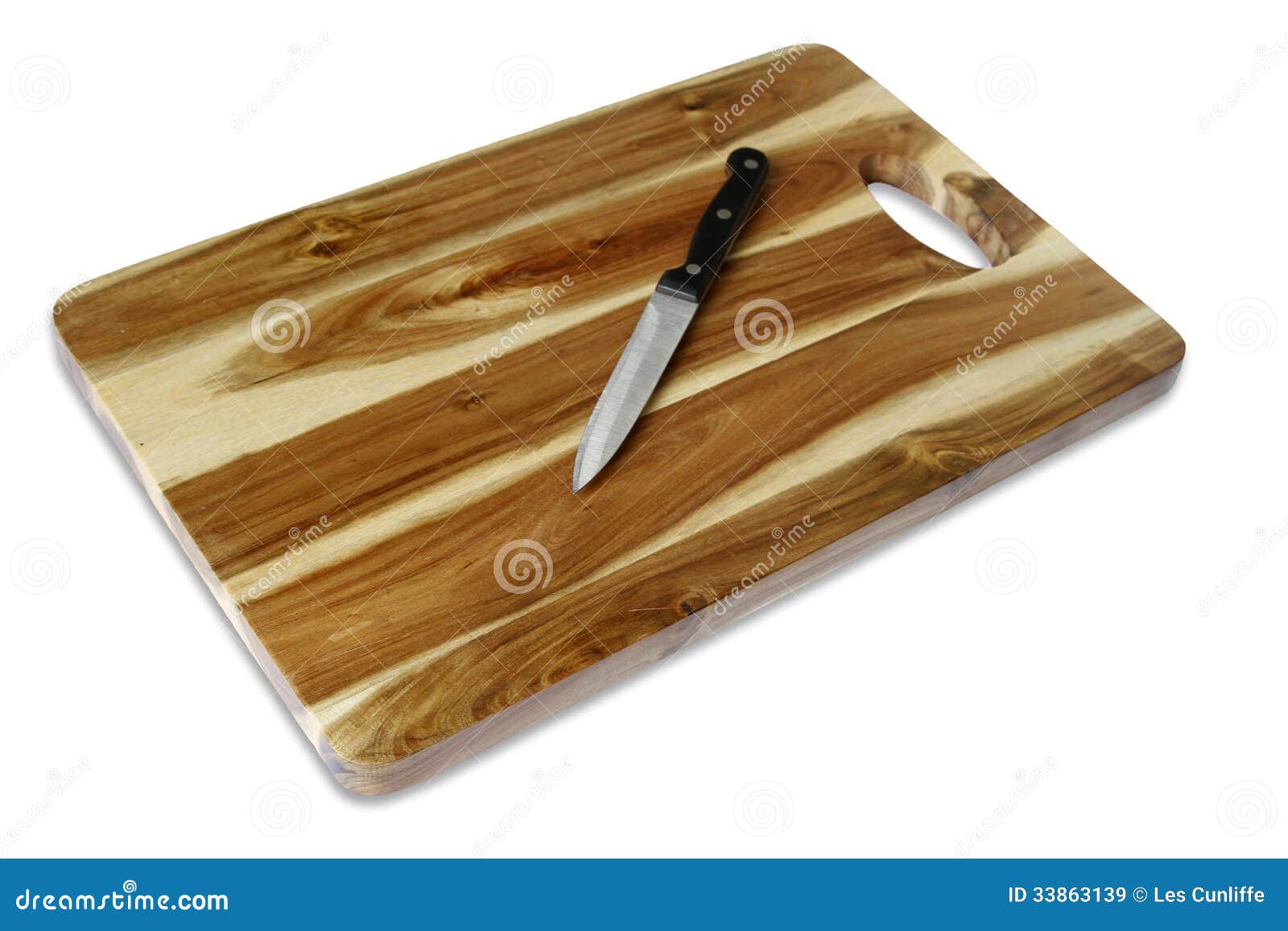 Knife on board stock image. Image of cutout, butcher 33863139
