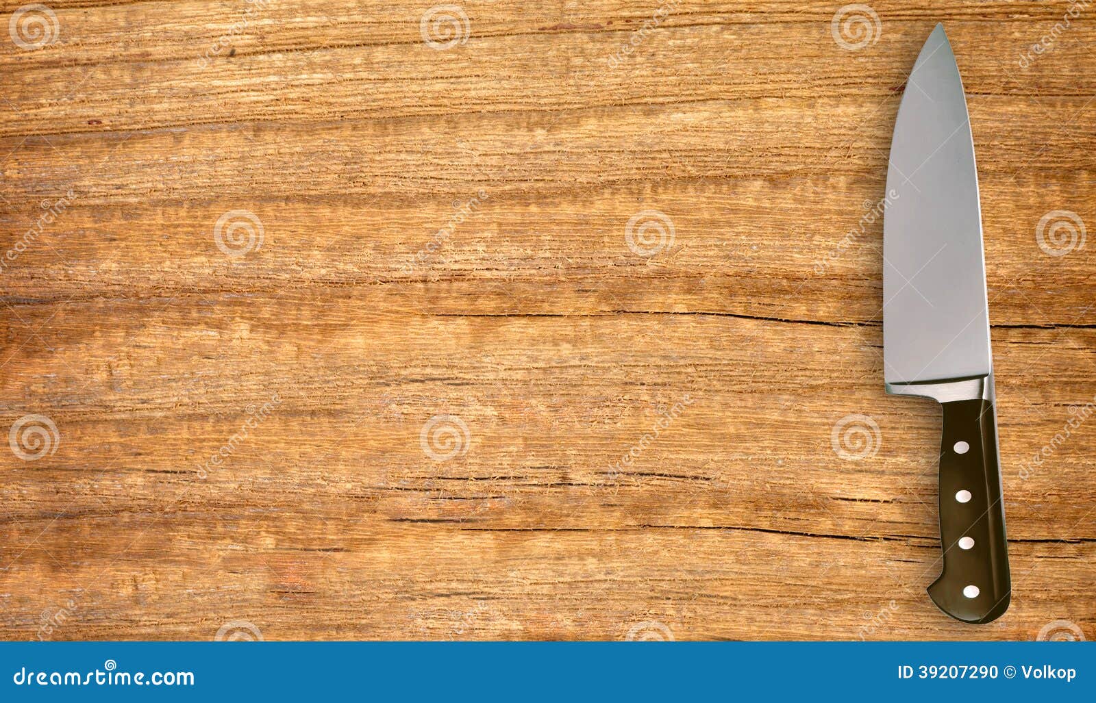 Knife on Cutting Board Isolated on White Stock Photo - Image of ...