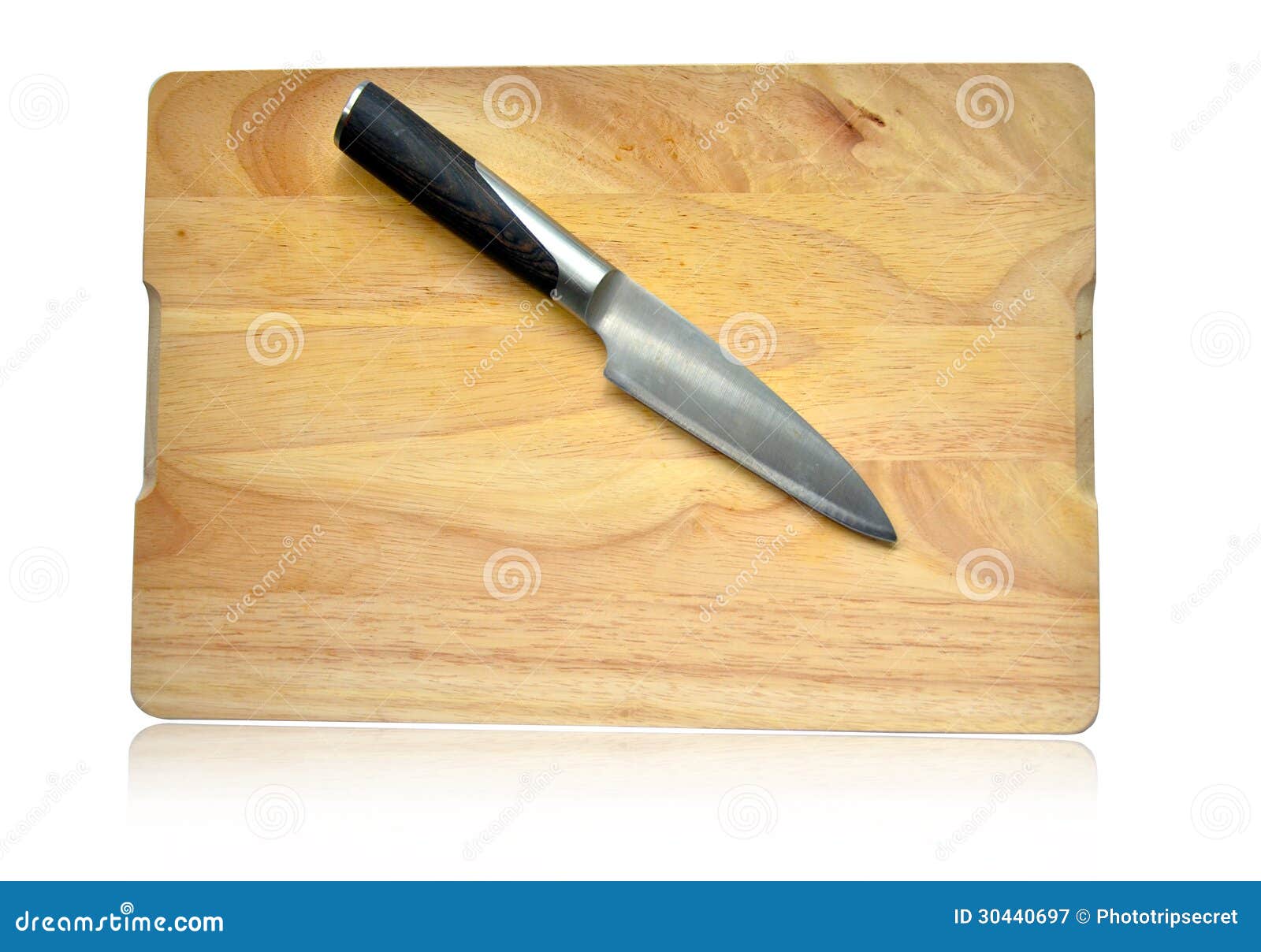 Knife and cutting board stock image. Image of xacto, making 30440697