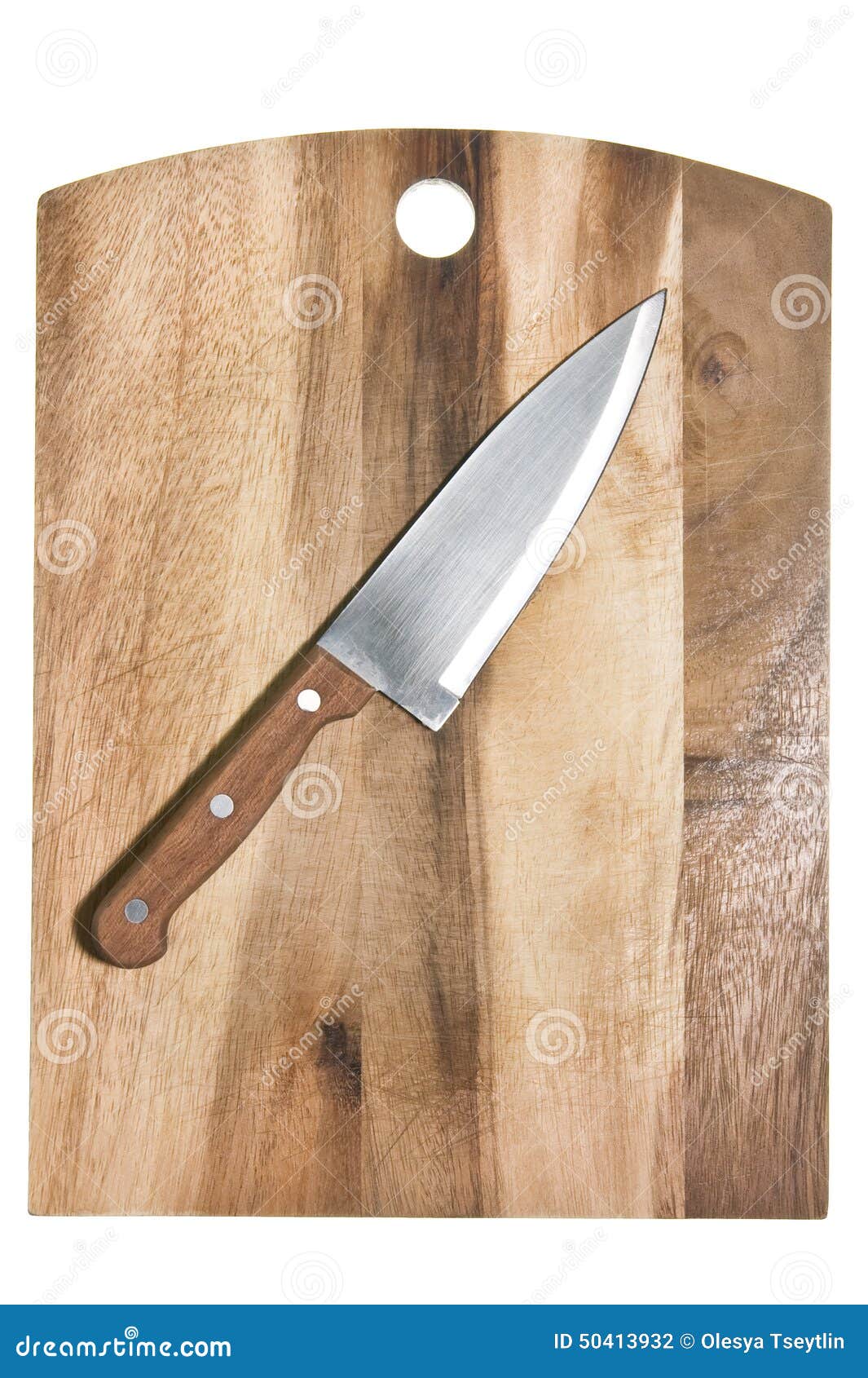Knife and cutting board. stock photo. Image of natural 50413932