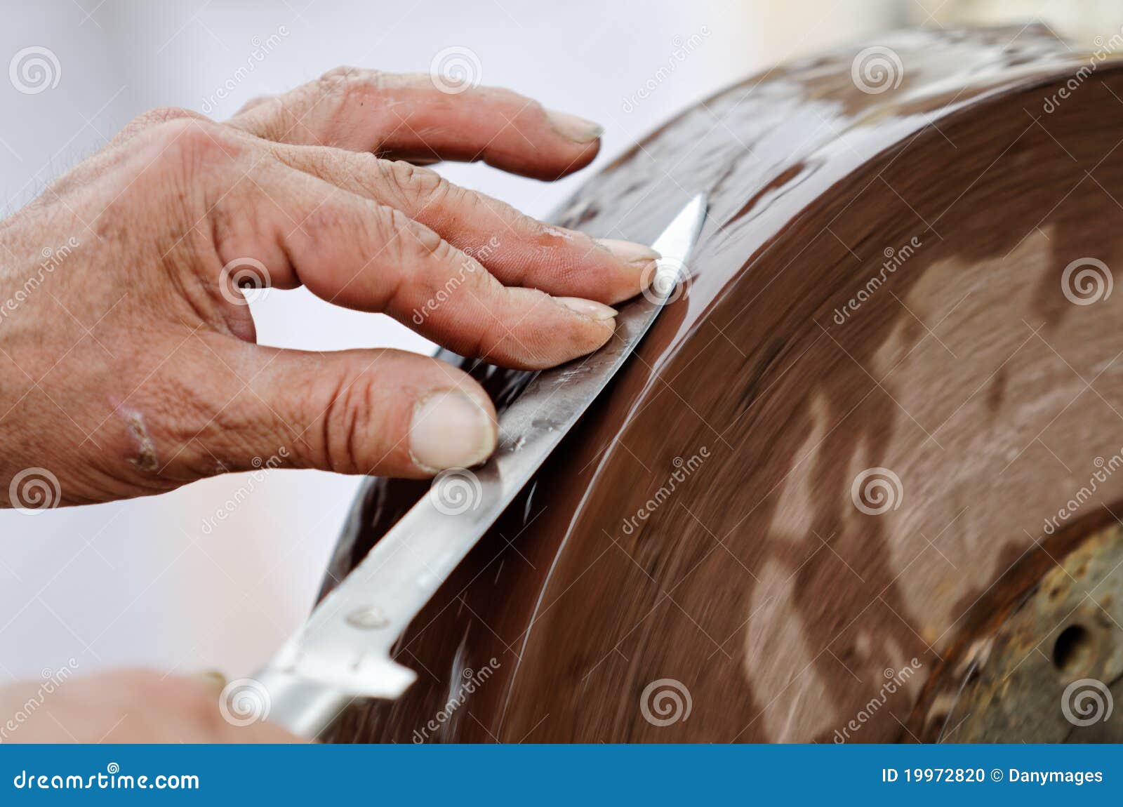 Knife grinder stock photo. Image of grinding, sharpening 19972820