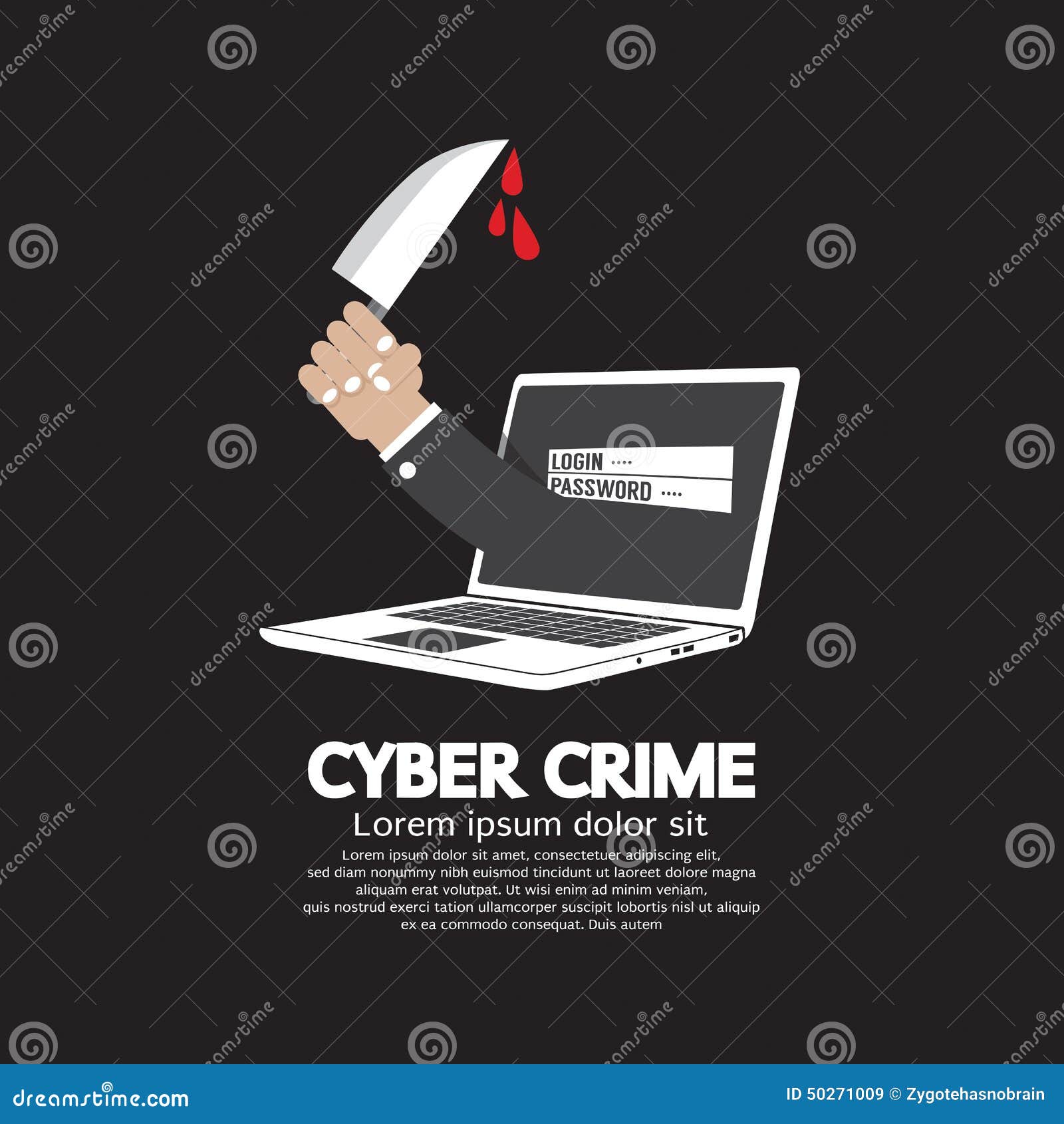 Artistic Illustration Of A Round Linear Concept Of Hacking. Modern Web Line  Background For Cybercrime. Royalty Free SVG, Cliparts, Vectors, and Stock  Illustration. Image 74737298.