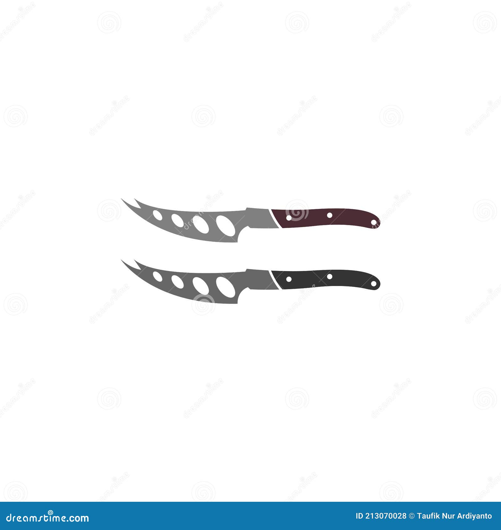 Knife Icon Logo Design Vector Template Stock Vector Illustration of