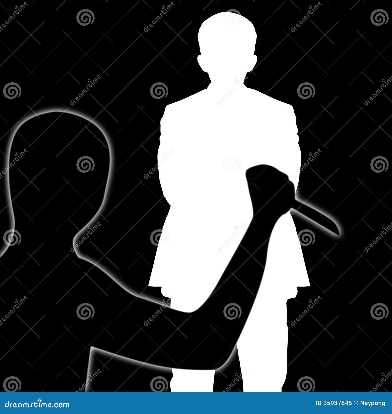 Knife Stabbed In The Back Royalty Free Stock Photo Image 35937645