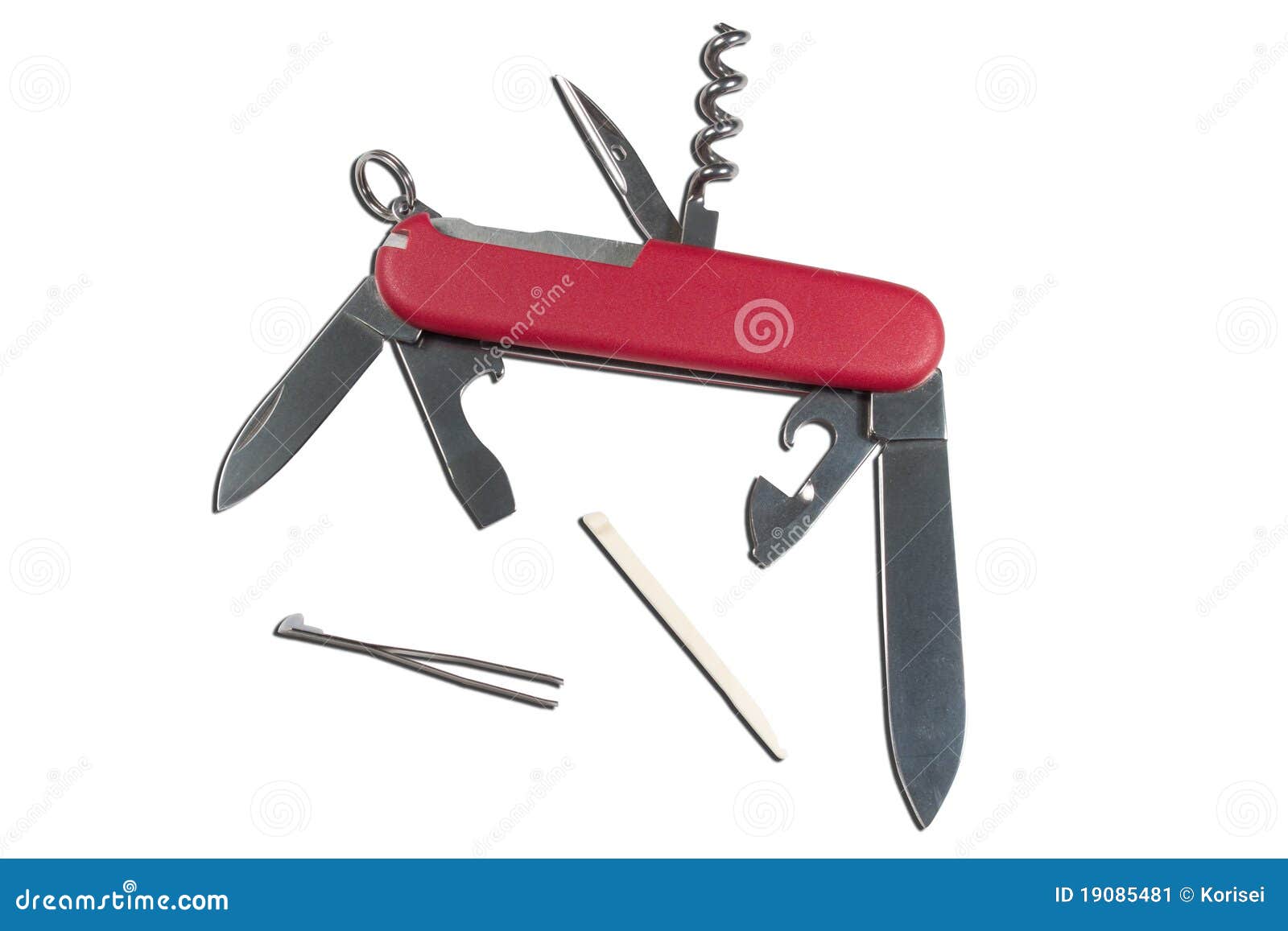 Knife with tools stock image. Image of knife, help, survival 19085481