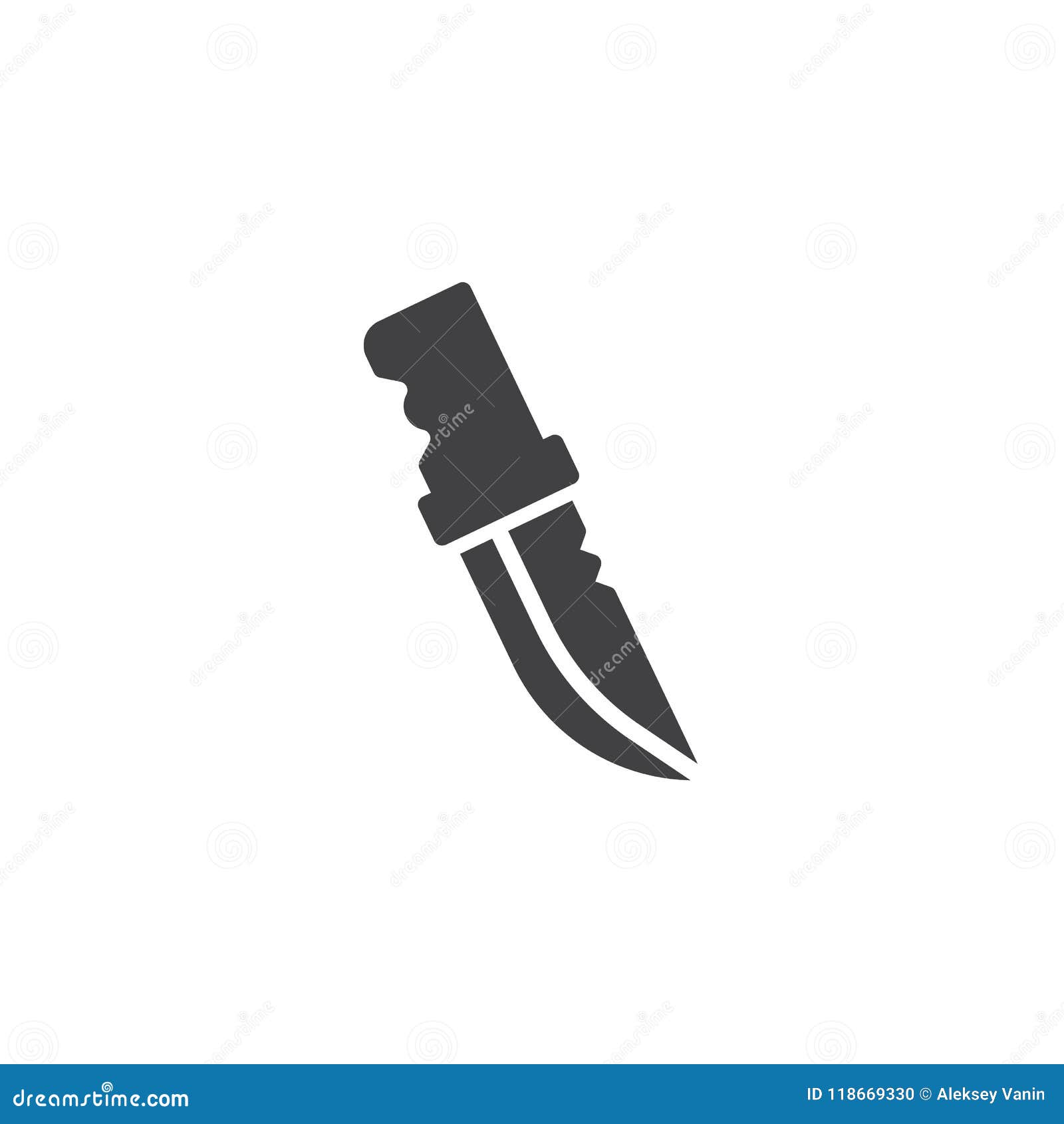Knife vector icon stock vector. Illustration of logo 118669330