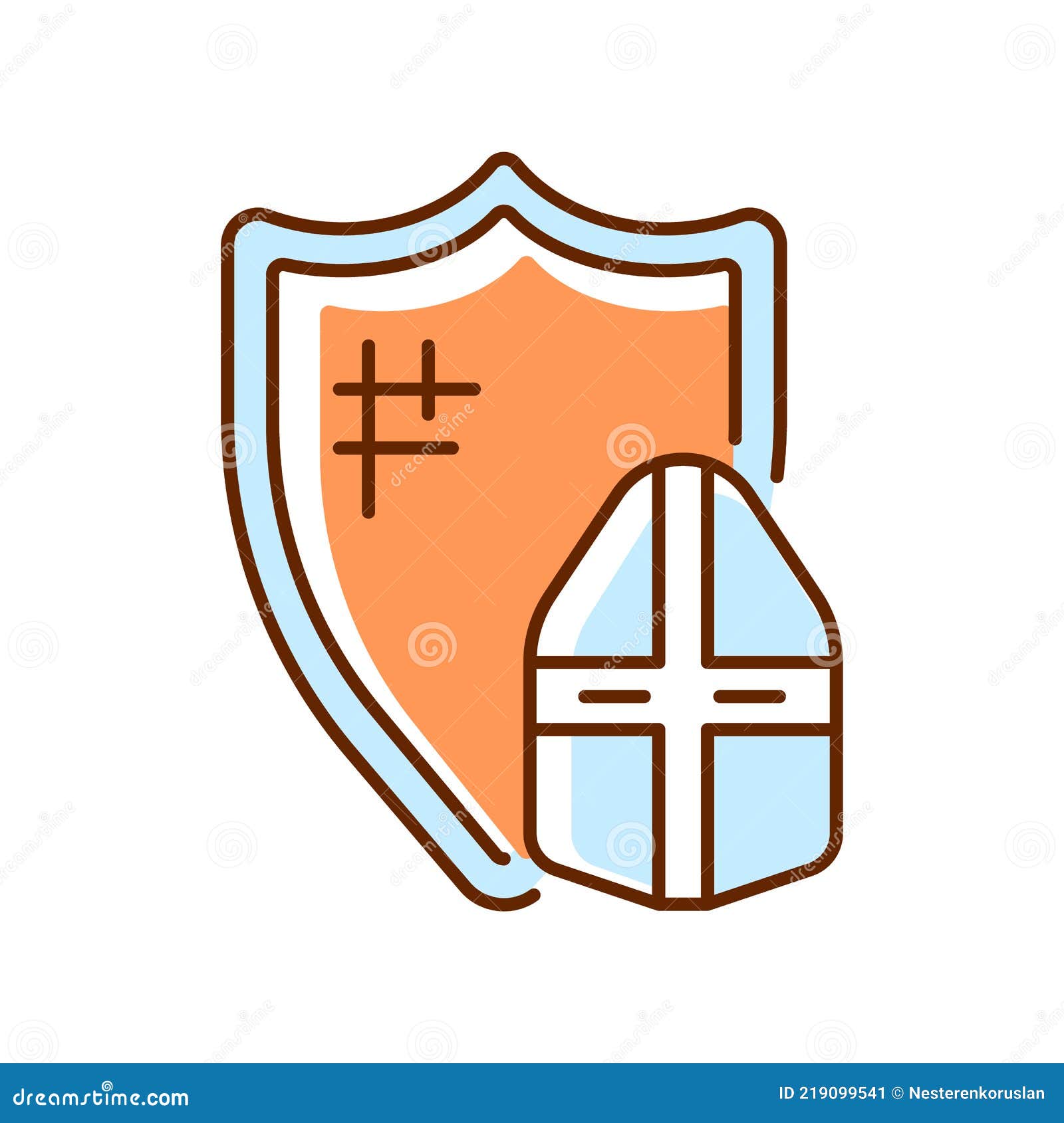knight armor rgb color icon