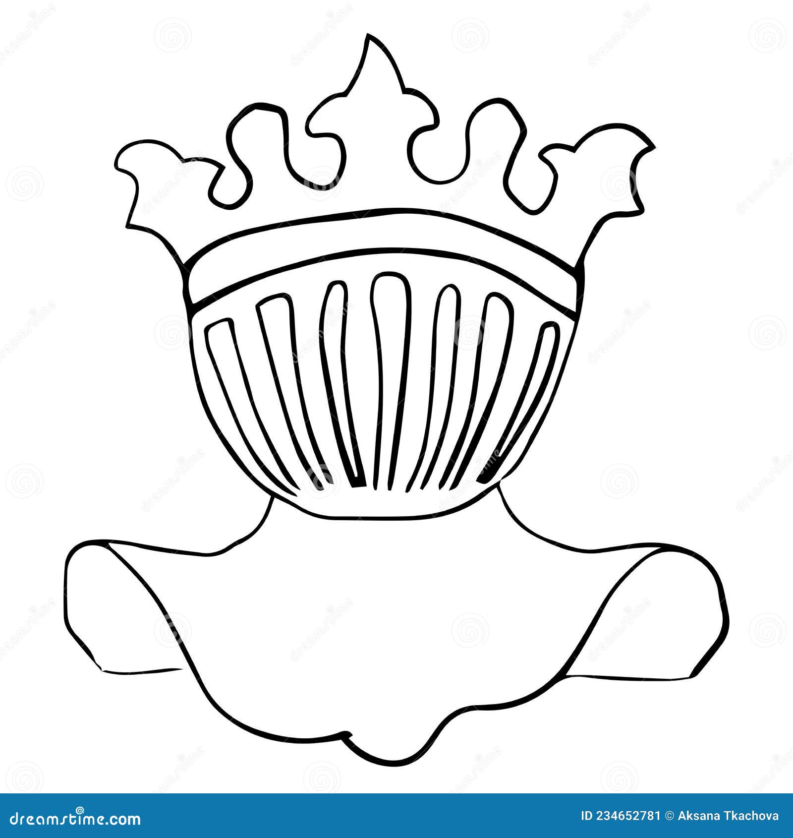 Knight S Armor. Armor. Knight S Protective Breastplate, Isolated On A