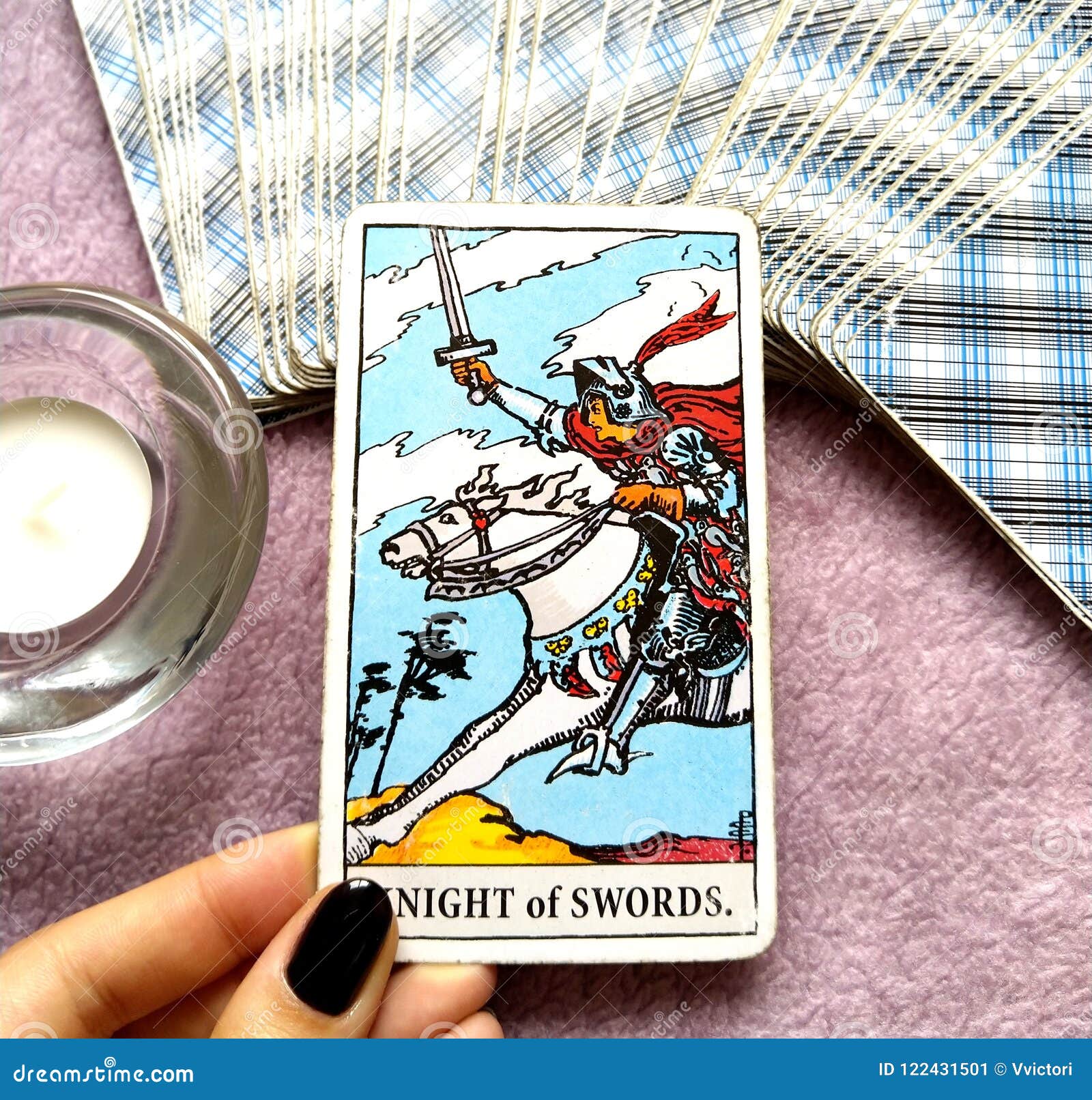 Knight of Swords Tarot Card Chatty Talkative Public Speaking Vocal