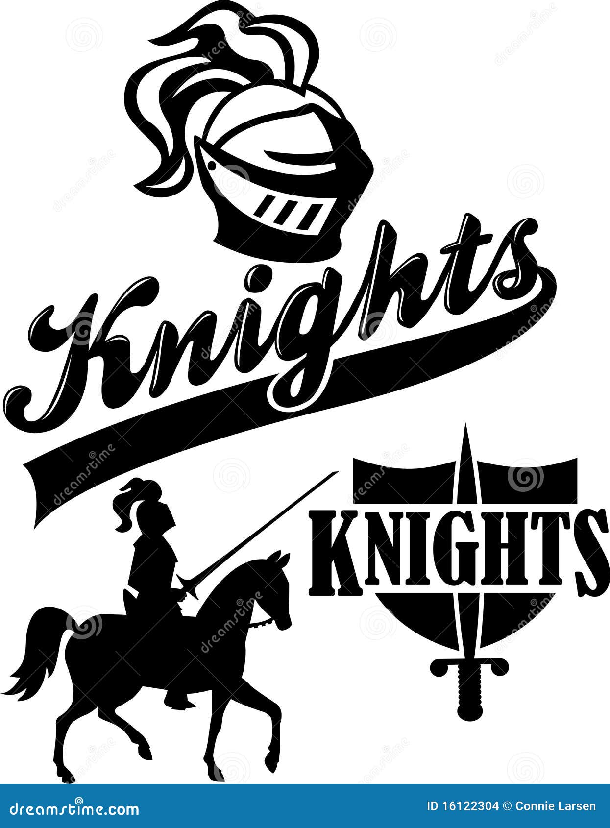 knight team mascot/eps
