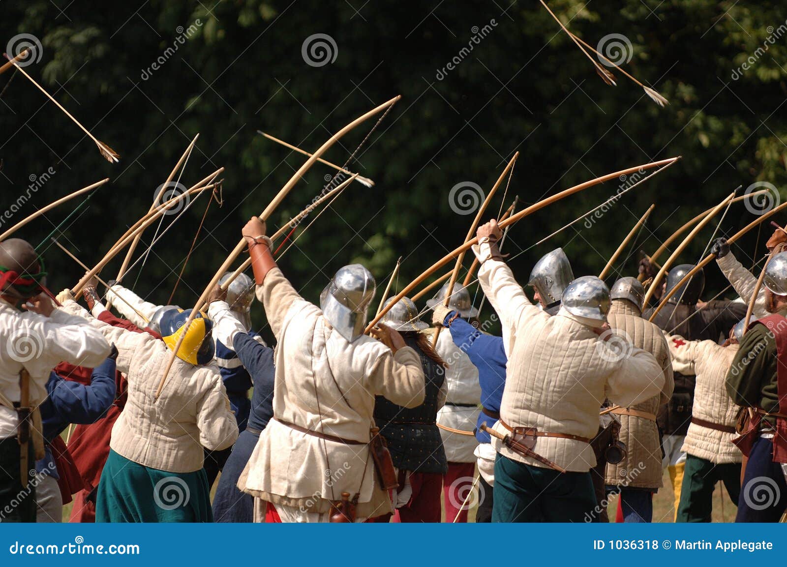 Knights and Arrows stock photo. Image of history, games - 1036318