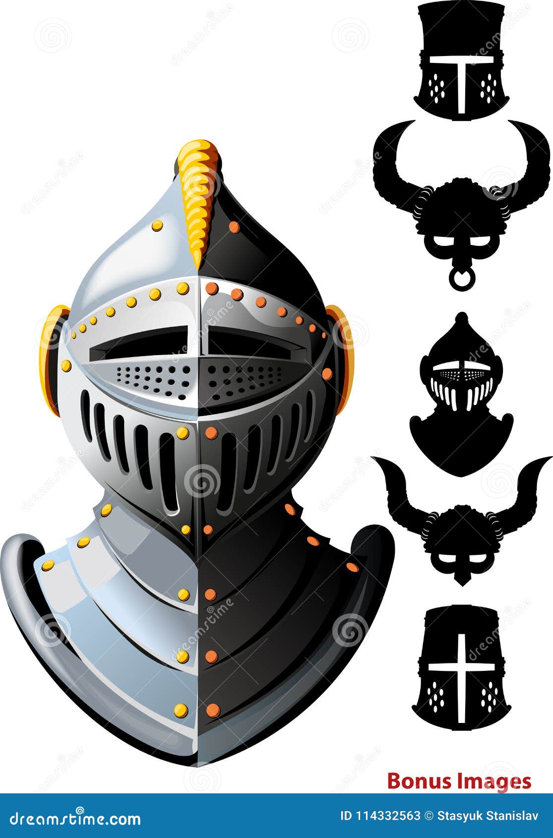 knight helmet silhouette