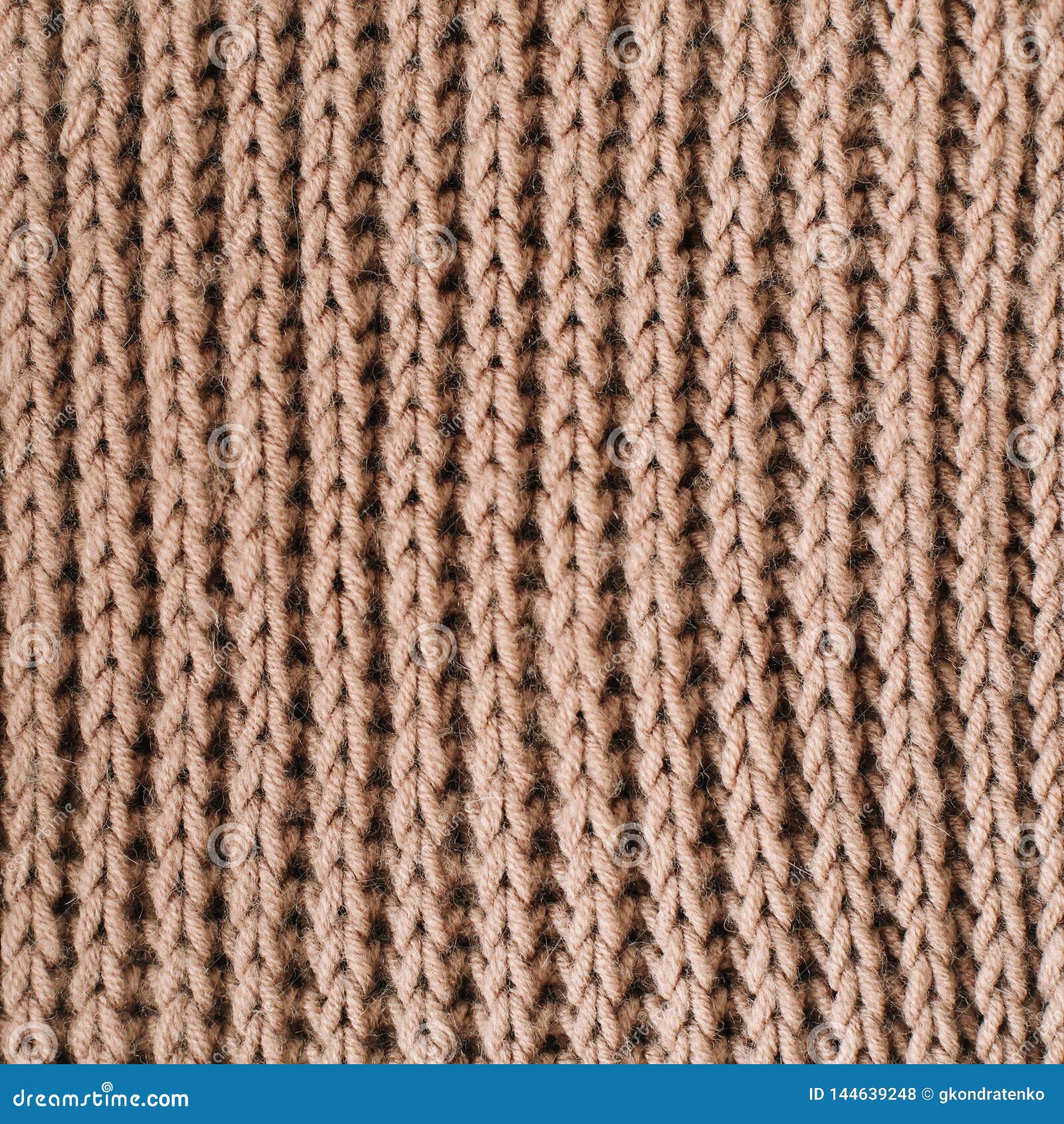 Knitted Background. Knitted Texture. Knitting Pattern of Wool. Knitting