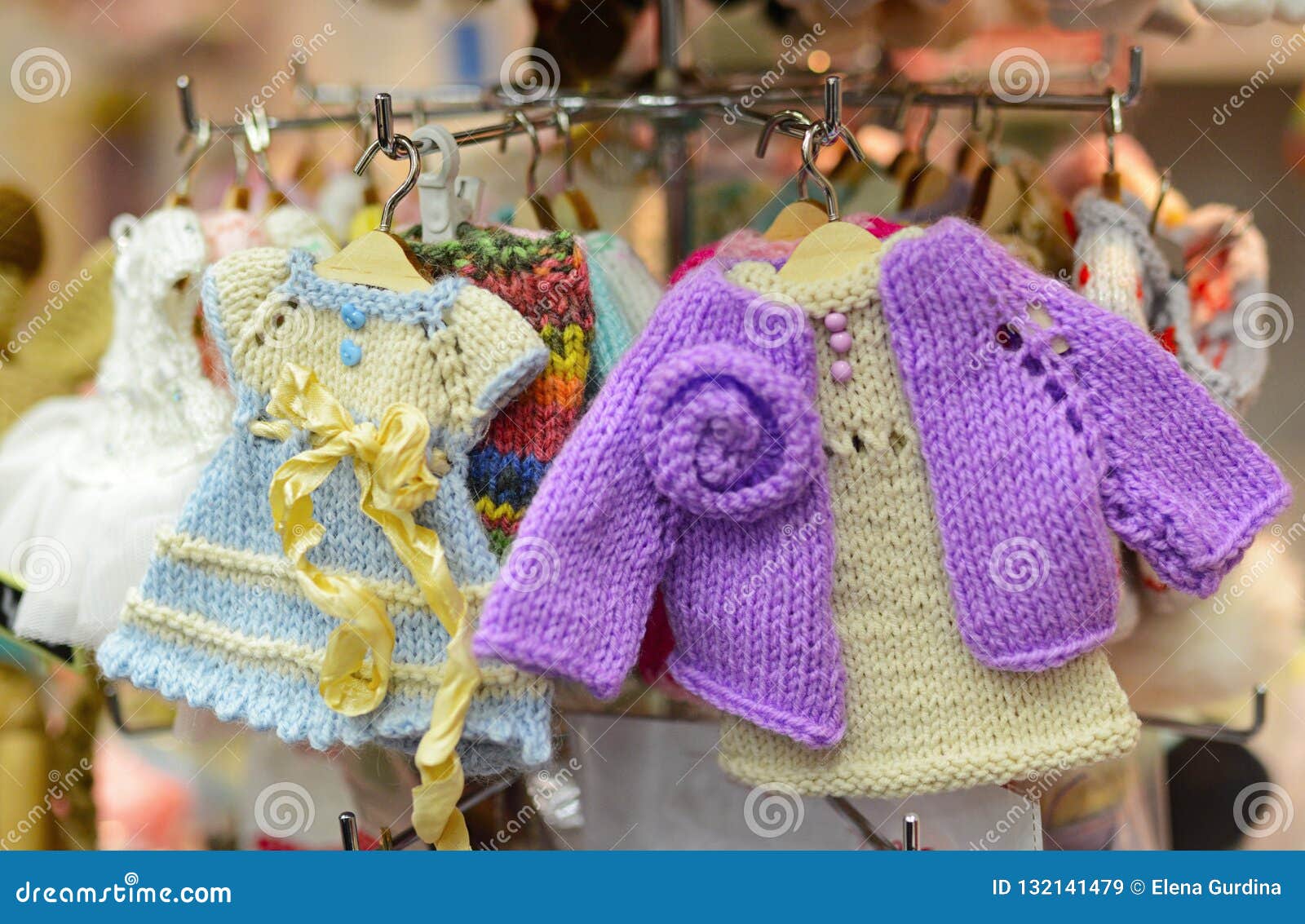 knitted doll clothes