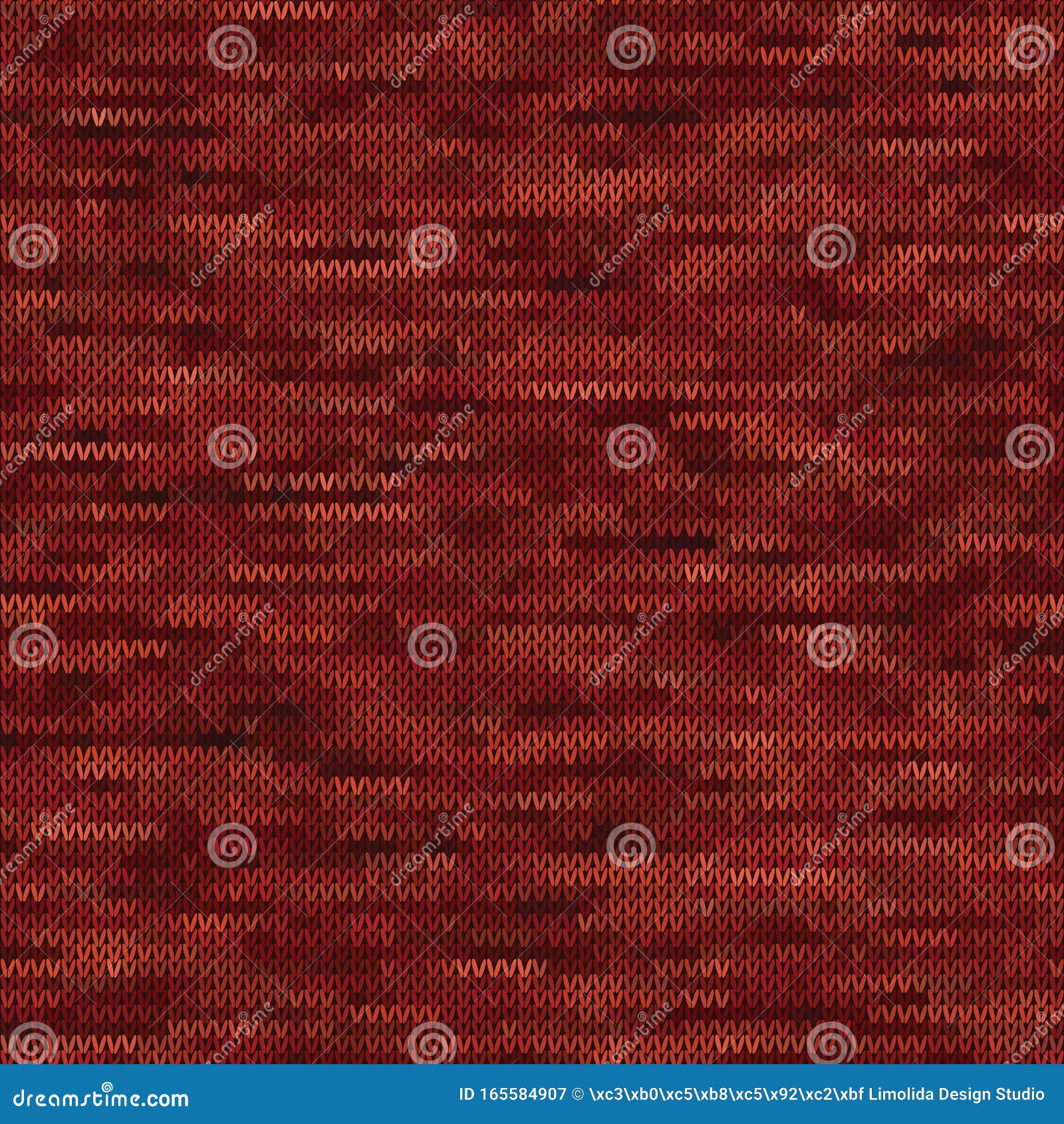 Knitted Marl Variegated Heather Texture Background. Red Maroon Blended Line  Seamless Pattern Stock Illustration - Illustration of mottle, needlework:  165584907