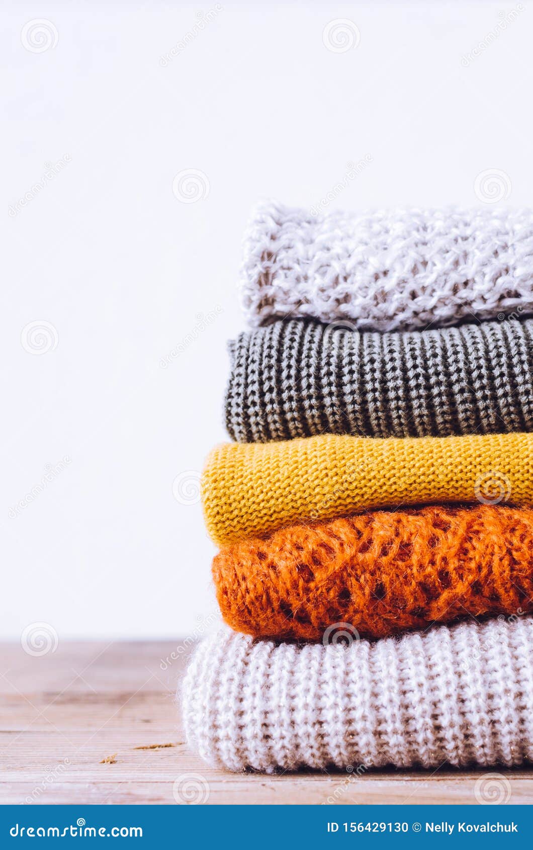 Knitted wool sweaters stock photo. Image of fabric, lifestyle 156429130