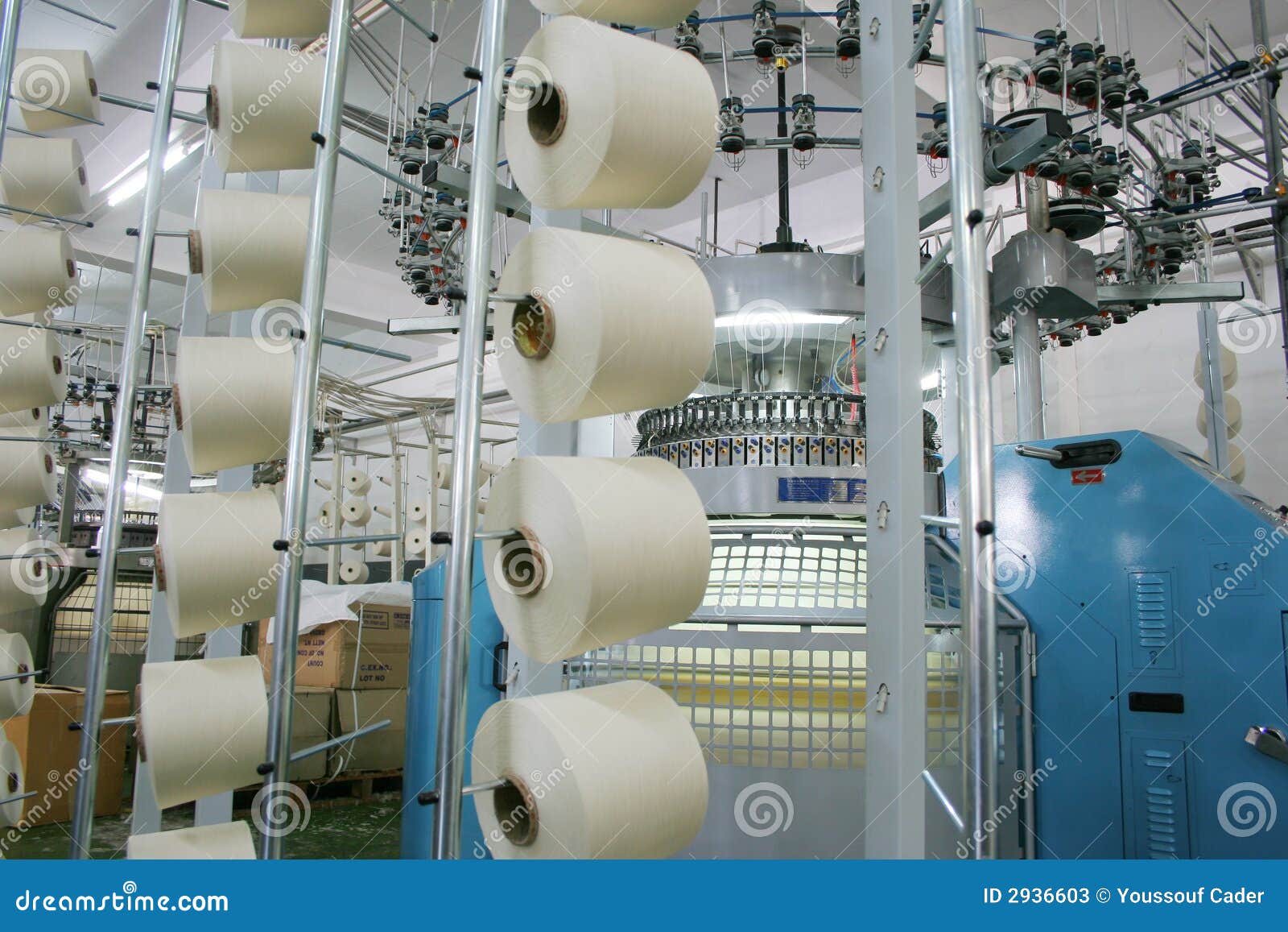 Knitting stock image. Image of knitting, textile, industry 2936603