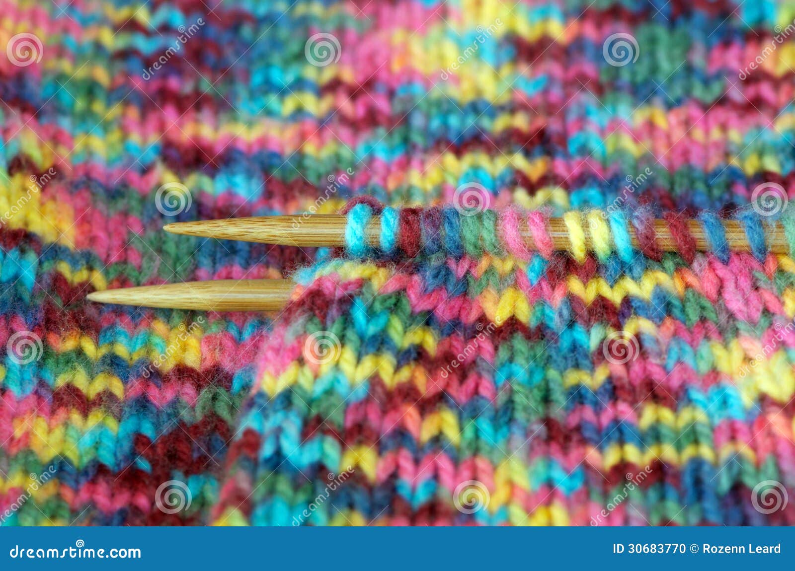 Knitting stock photo. Image of haberdashery, needles - 30683770