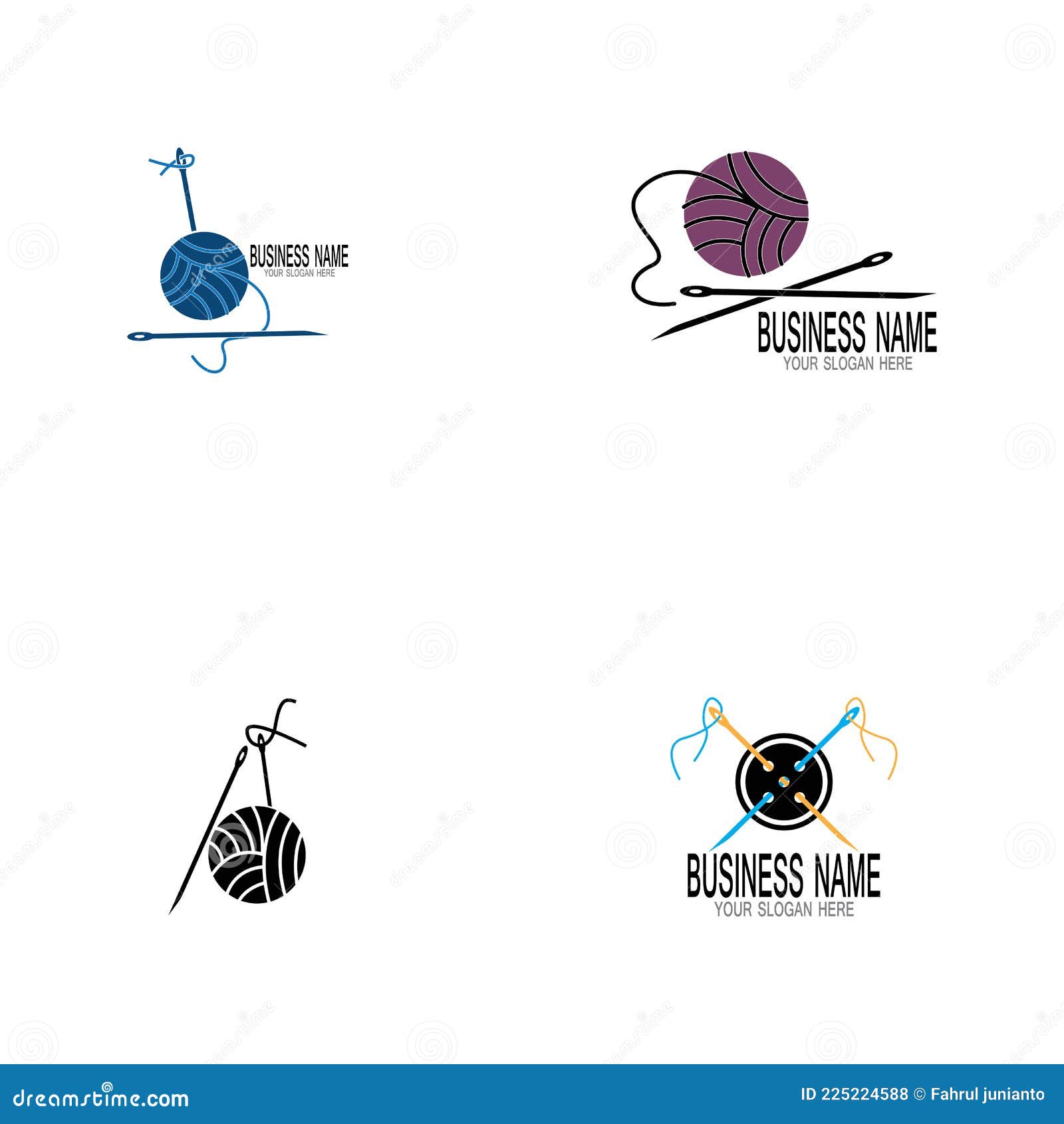 Knitting Icon and Symbol Vector Illustration Stock Vector ...