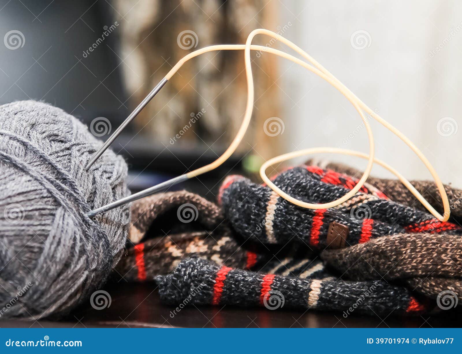 Knitting, Knitting, Handmade Stock Photo - Image of beige, design: 39701974