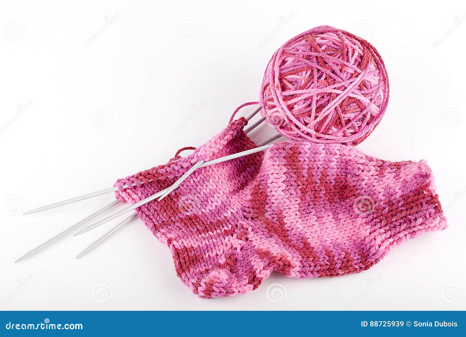 Knitting socks stock image. Image of fabric, background - 88725939