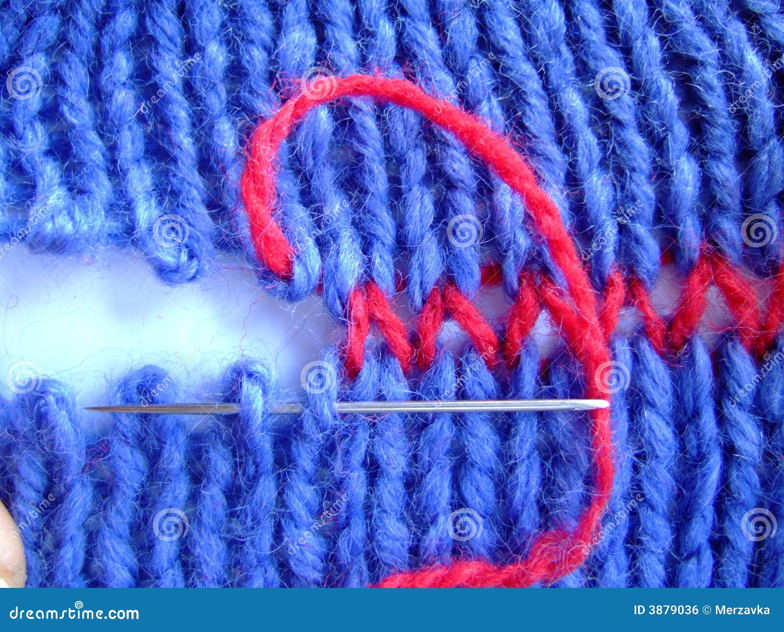 Knitting Threads Needle stock photo. Image of metal, material 3879036